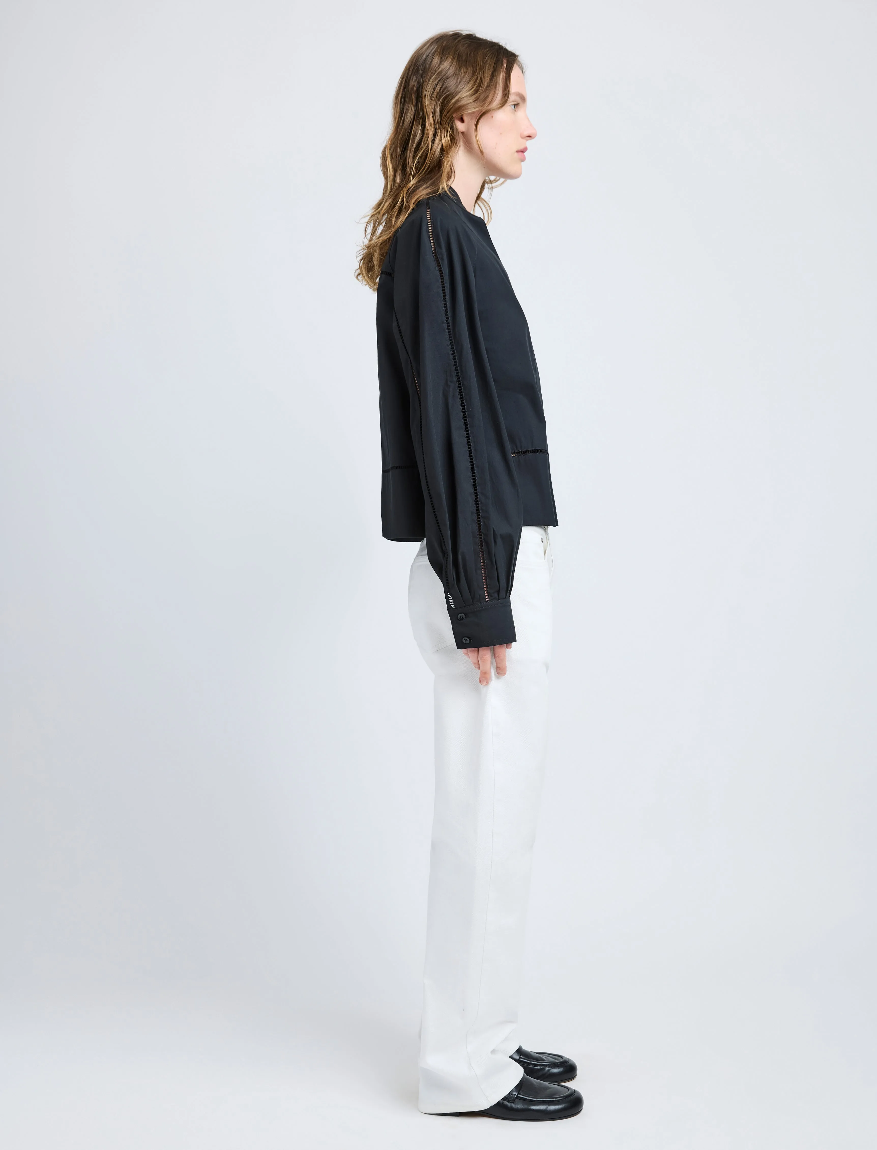 Grayson Top in Eco Cotton Poplin sold by Proenza Schouler product image thumbnail 4