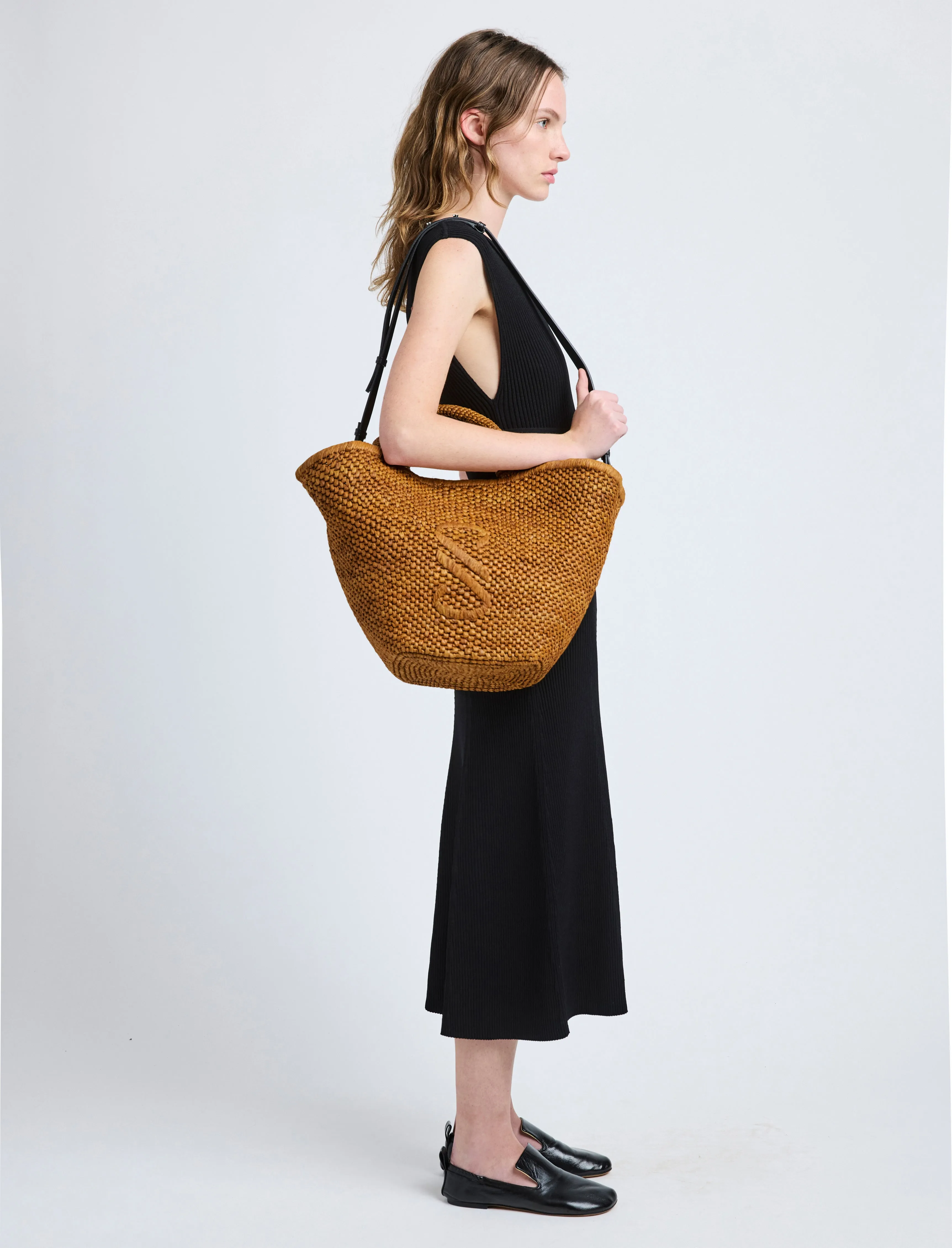 Large Chelsea Tote in Natural Raffia sold by Proenza Schouler product image thumbnail 2