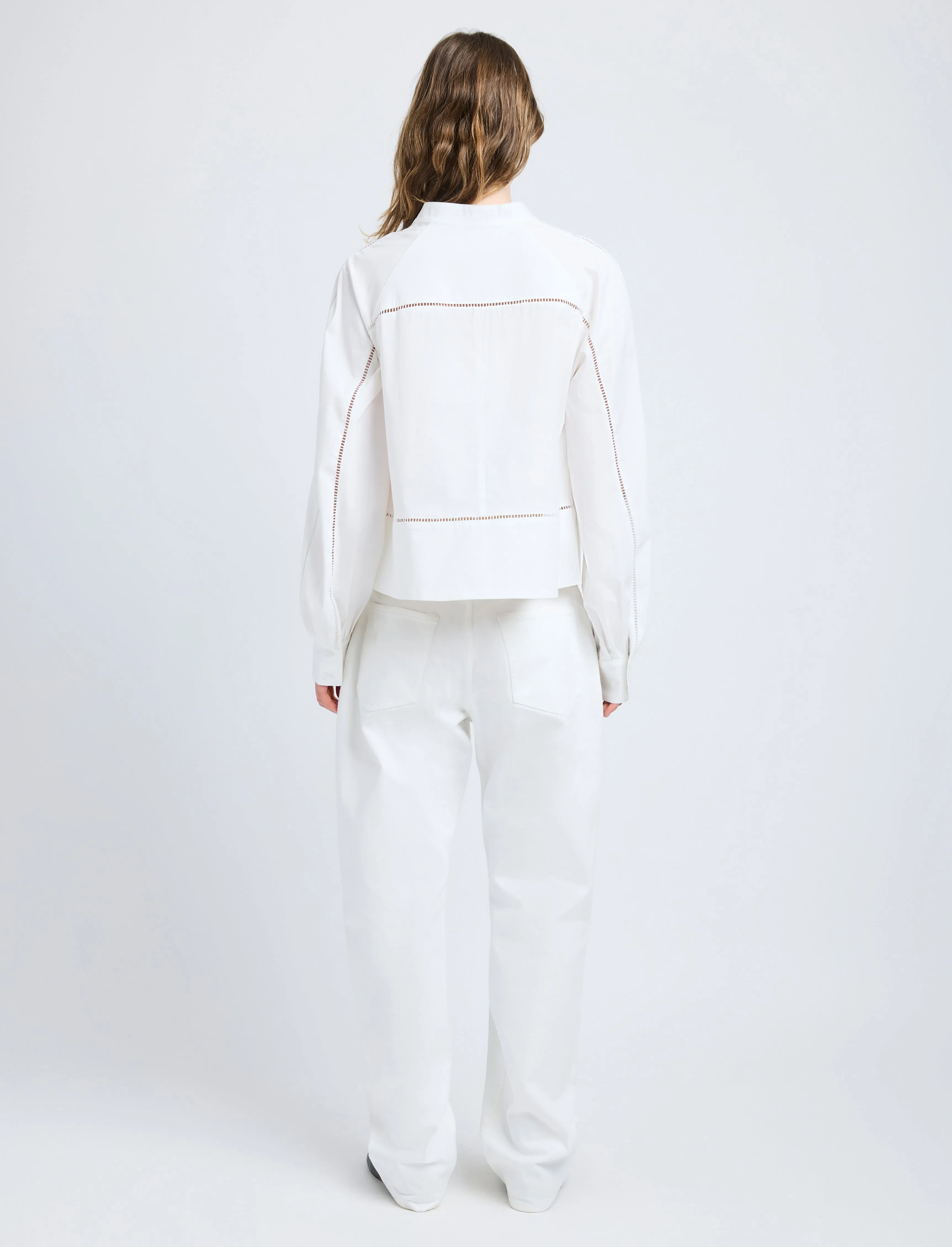 Grayson Top in Eco Cotton Poplin sold by Proenza Schouler product image thumbnail 5