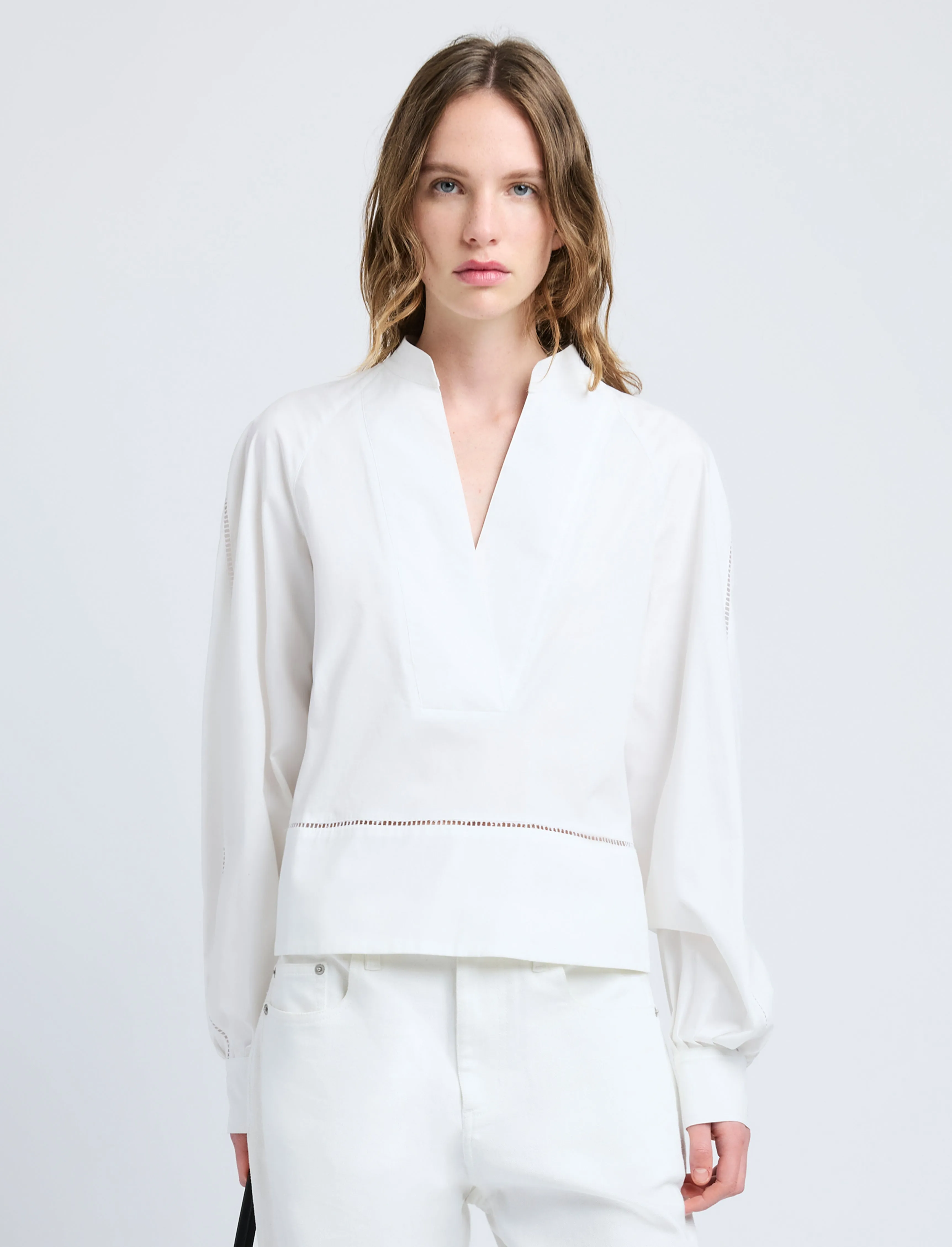 Grayson Top in Eco Cotton Poplin sold by Proenza Schouler product image thumbnail 2