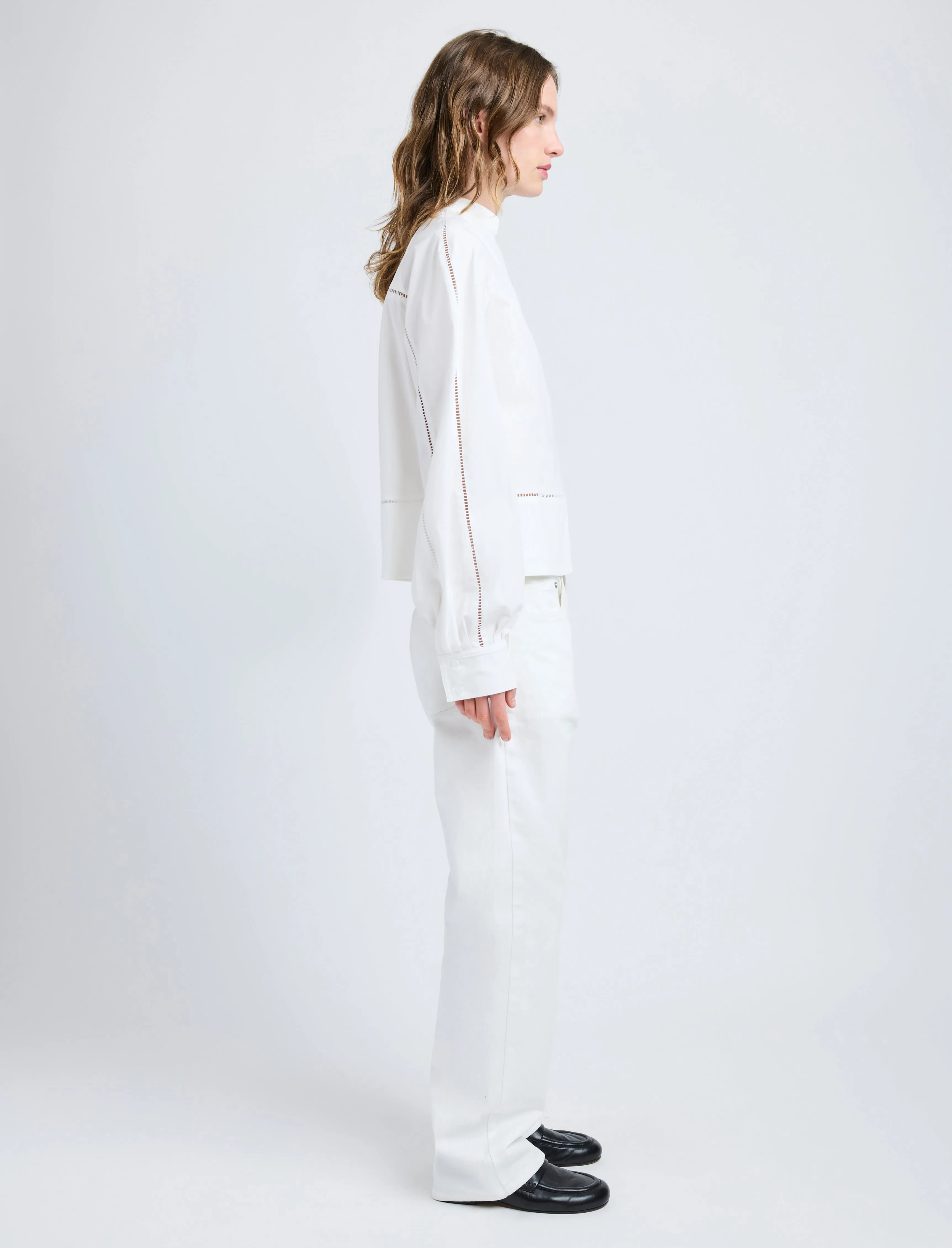 Grayson Top in Eco Cotton Poplin sold by Proenza Schouler product image thumbnail 4