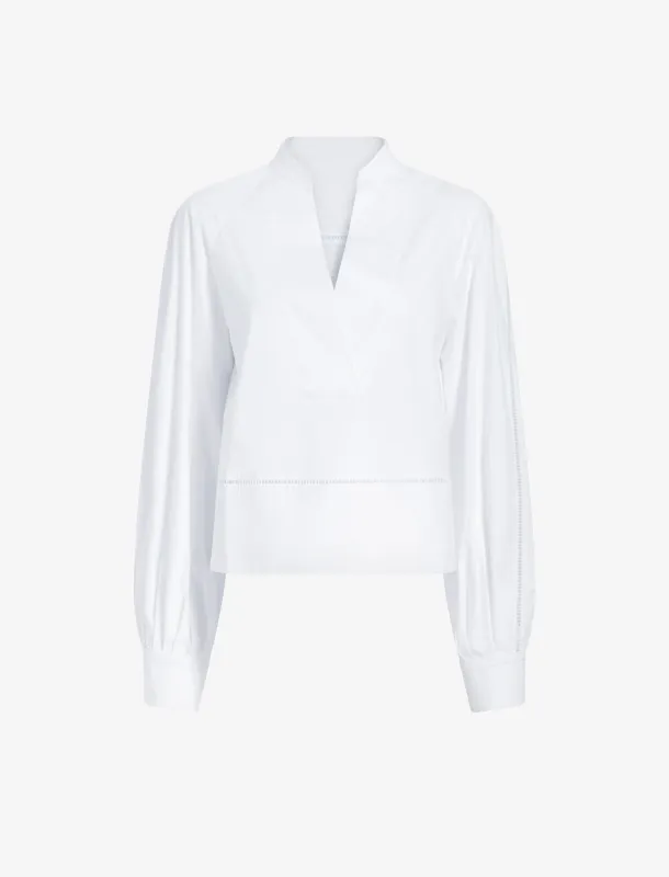 Grayson Top in Eco Cotton Poplin sold by Proenza Schouler