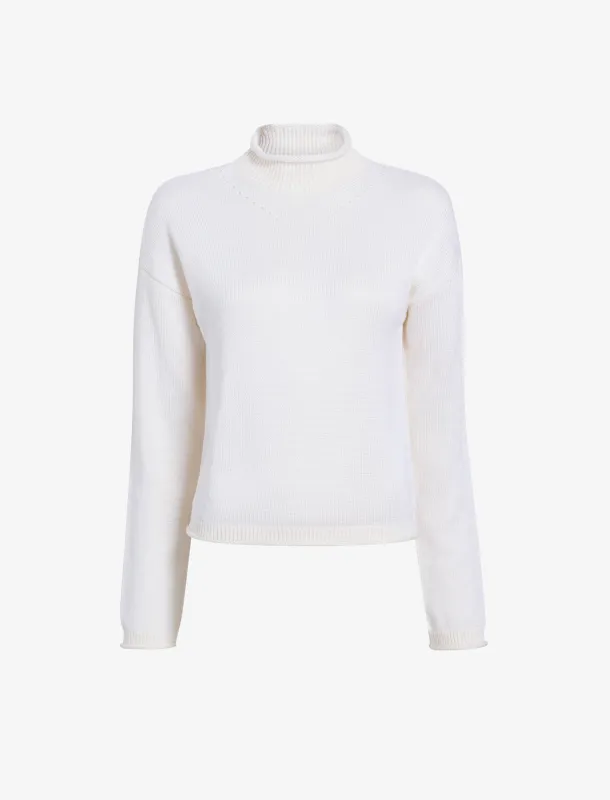 Shea Sweater in Plaited Viscose Rib sold by Proenza Schouler