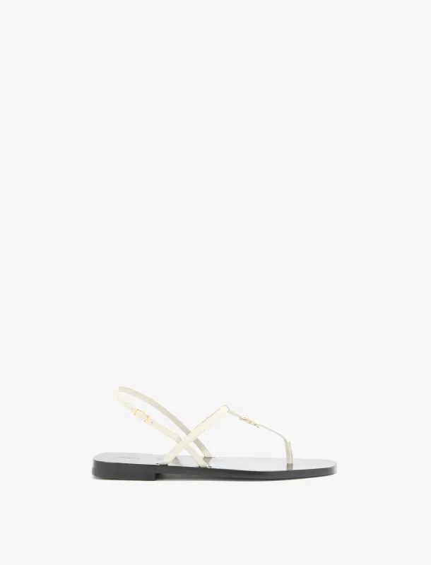 Monogram T-Strap Sandals sold by Proenza Schouler