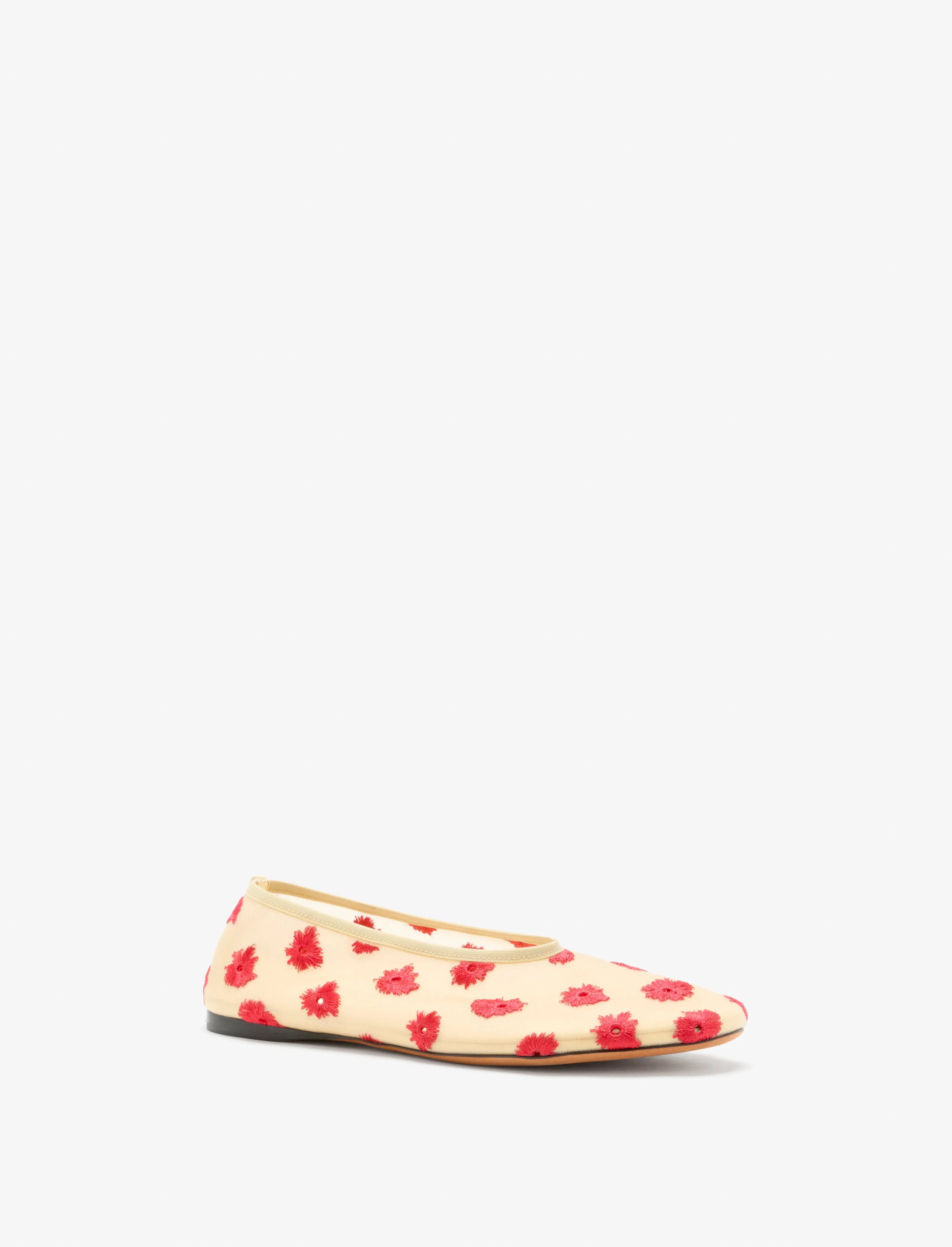 Tee Embroidered Slippers in Stretch Mesh sold by Proenza Schouler product image thumbnail 2