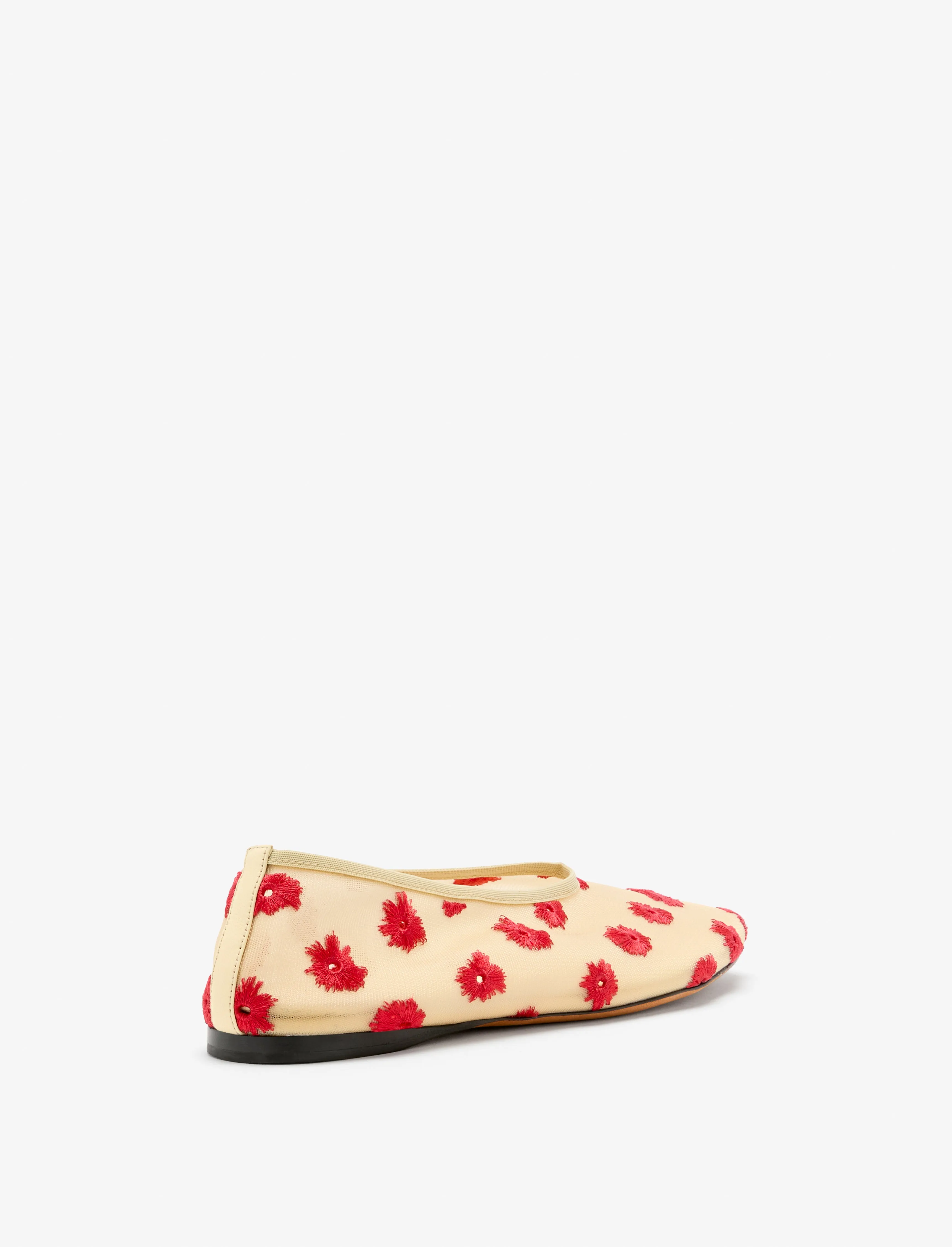 Tee Embroidered Slippers in Stretch Mesh sold by Proenza Schouler product image thumbnail 3