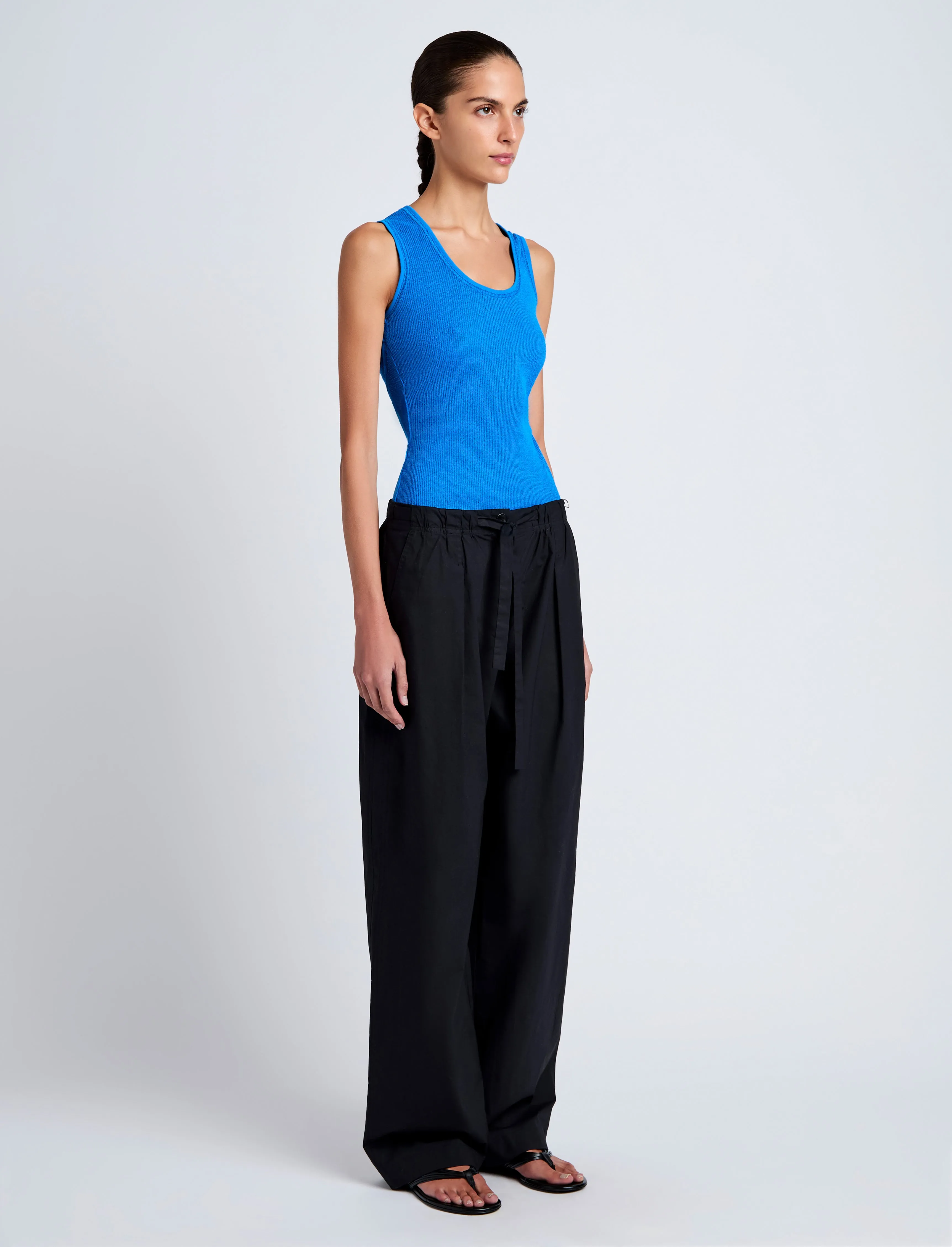 Barrett Pant in Stretch Poplin sold by Proenza Schouler product image thumbnail 3
