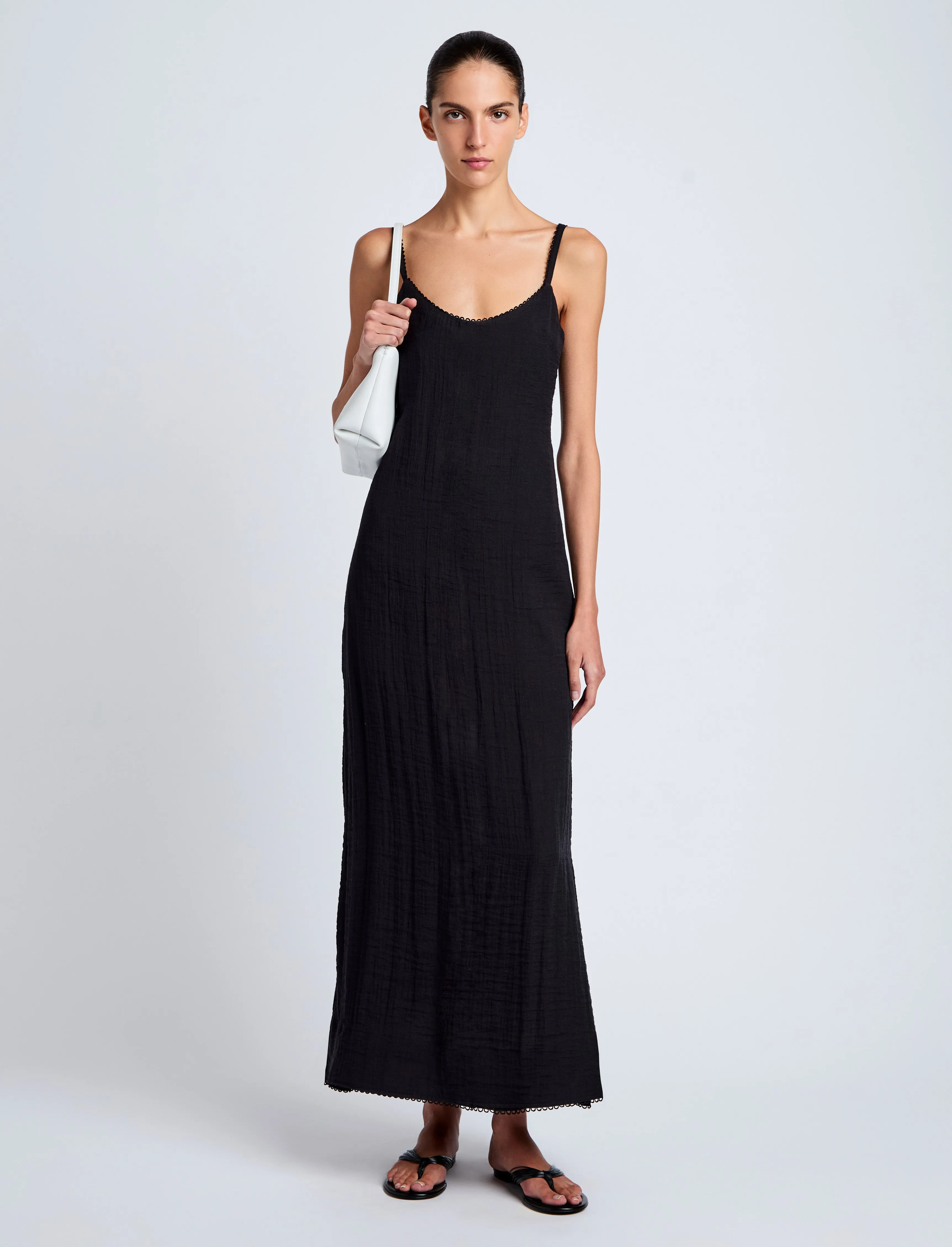 Evelyn Dress in Crinkle Viscose sold by Proenza Schouler product image thumbnail 2