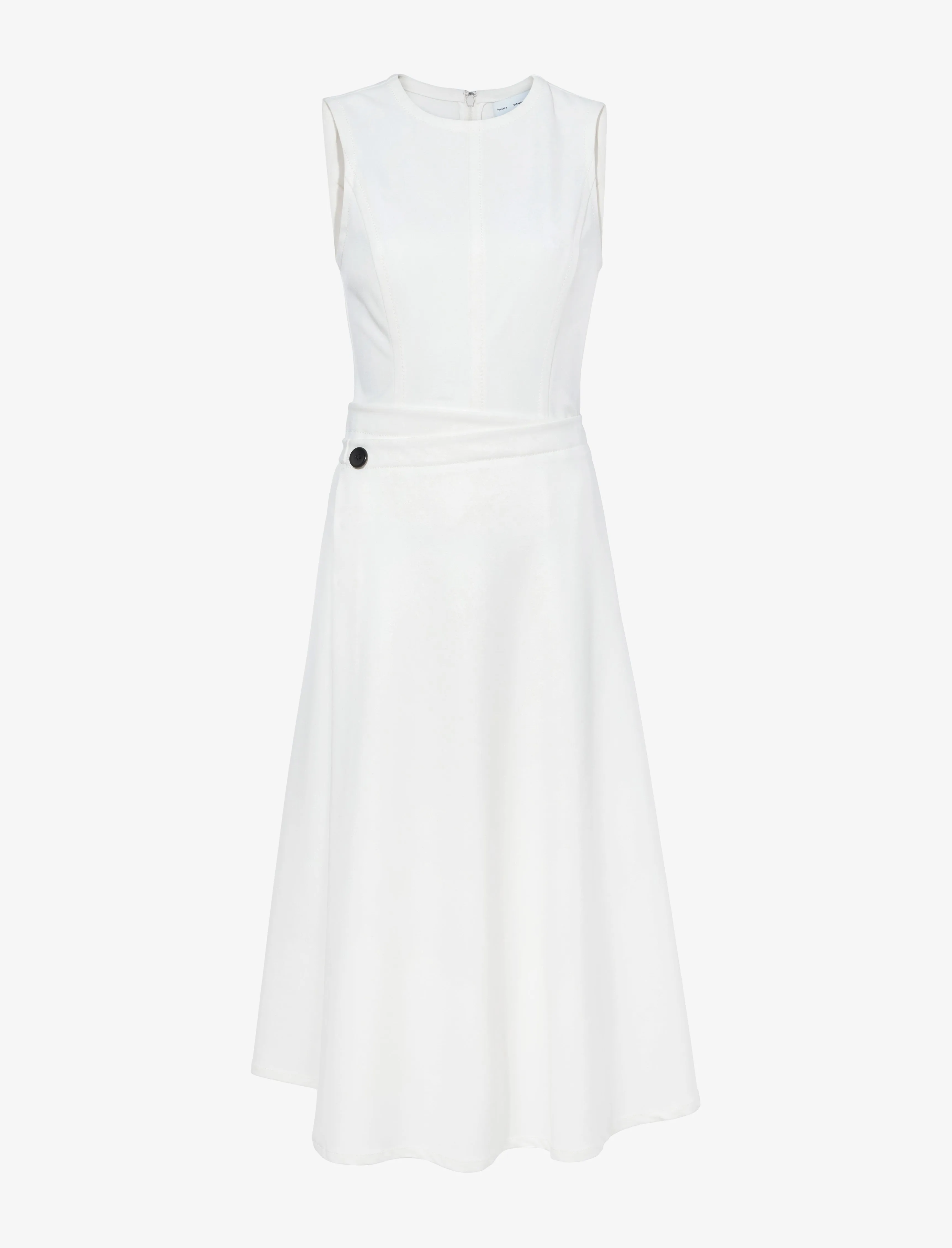 Ivy Wrap Dress in Stretch Suiting sold by Proenza Schouler