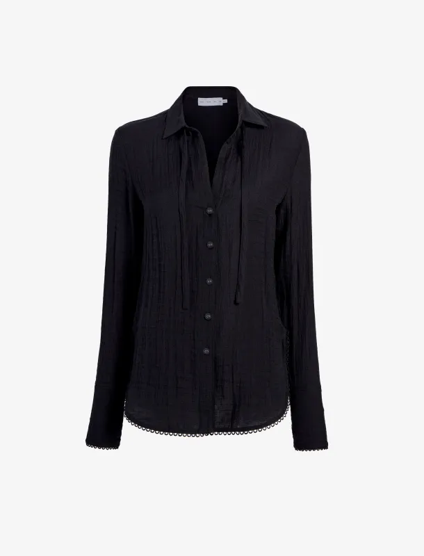 Cami Shirt in Crinkle Viscose sold by Proenza Schouler