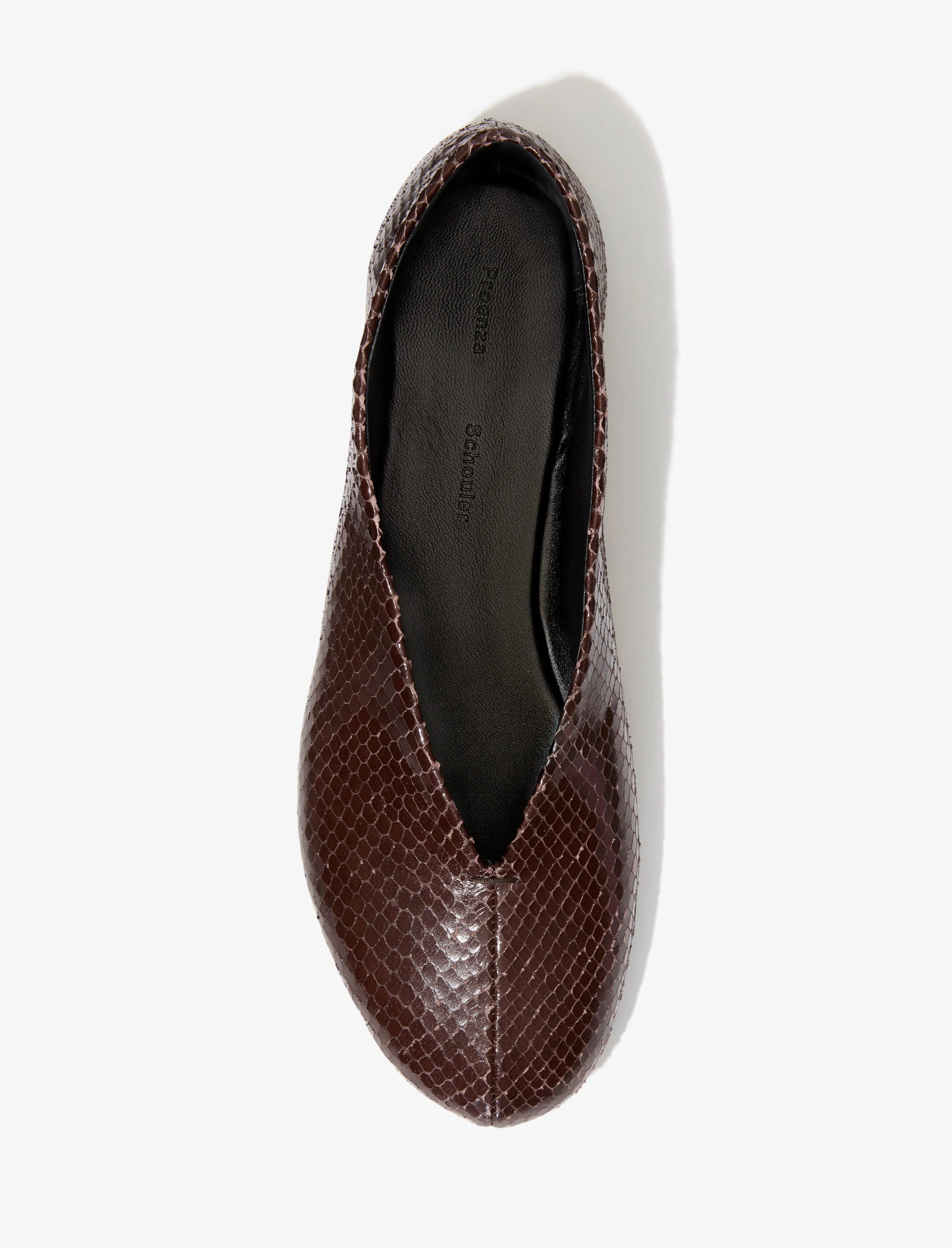Tee Ballet Flats in Embossed Python sold by Proenza Schouler product image thumbnail 4