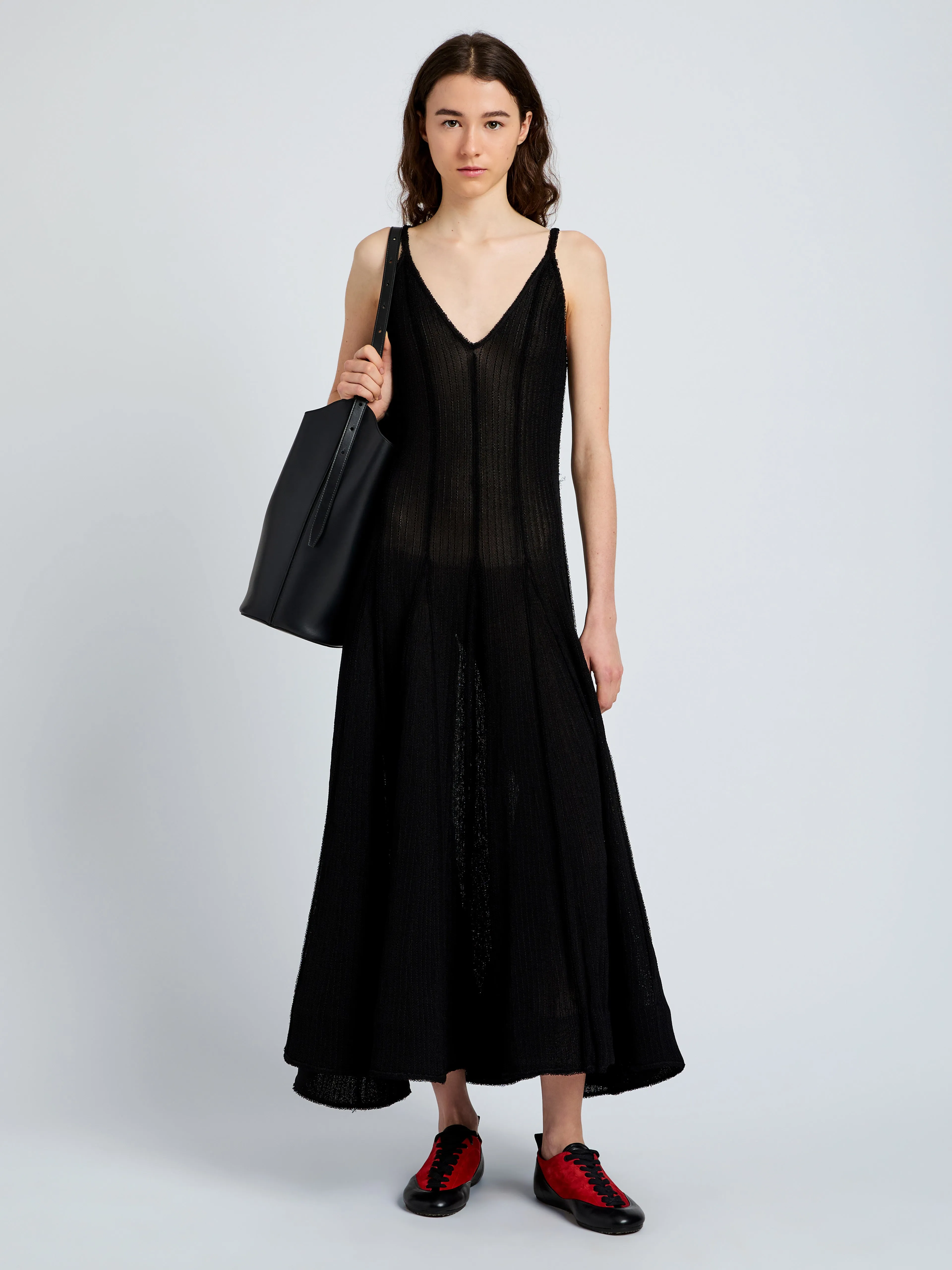 Tavia Dress in Viscose Fringe Knit sold by Proenza Schouler product image thumbnail 2