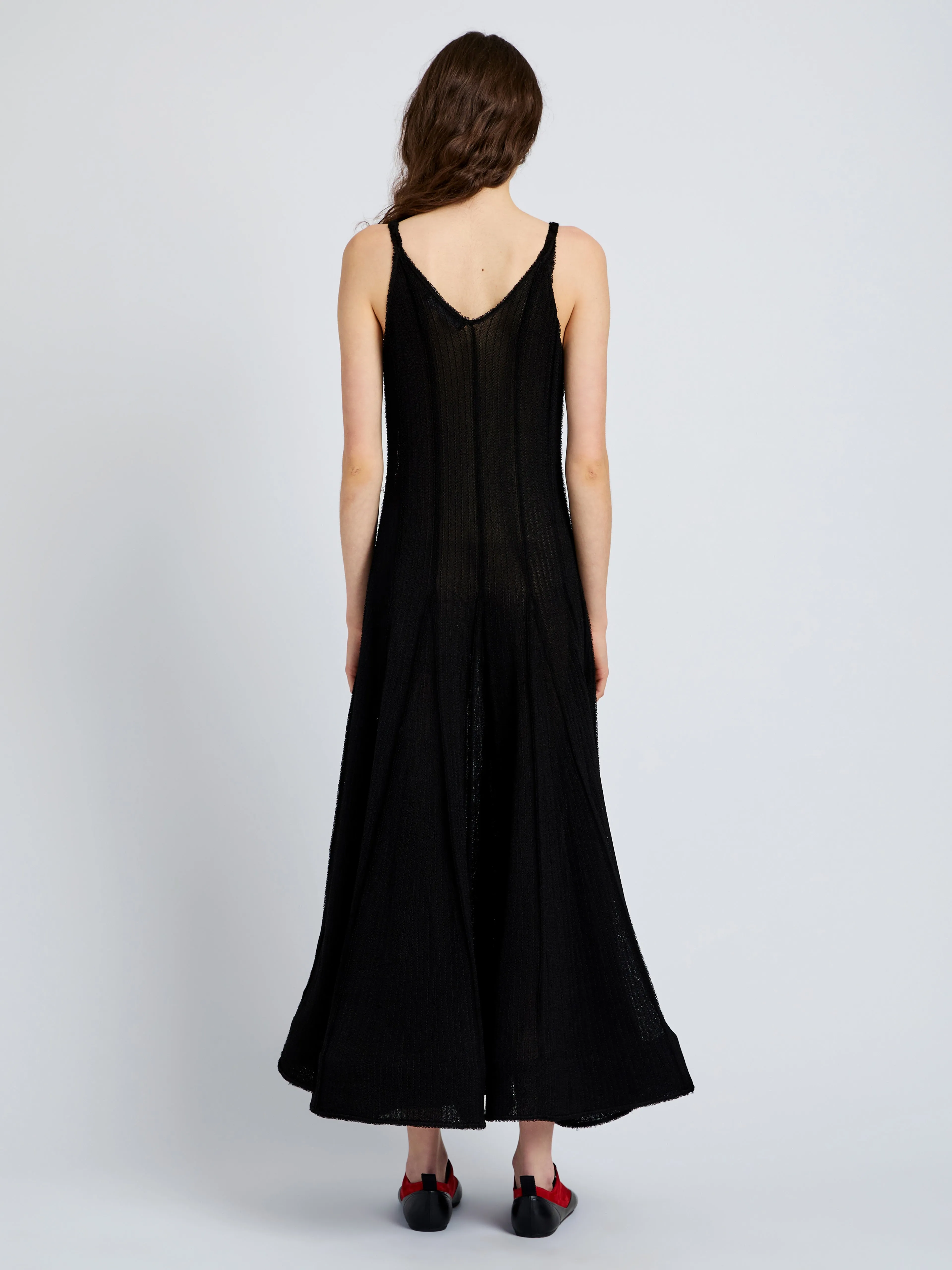 Tavia Dress in Viscose Fringe Knit sold by Proenza Schouler product image thumbnail 4