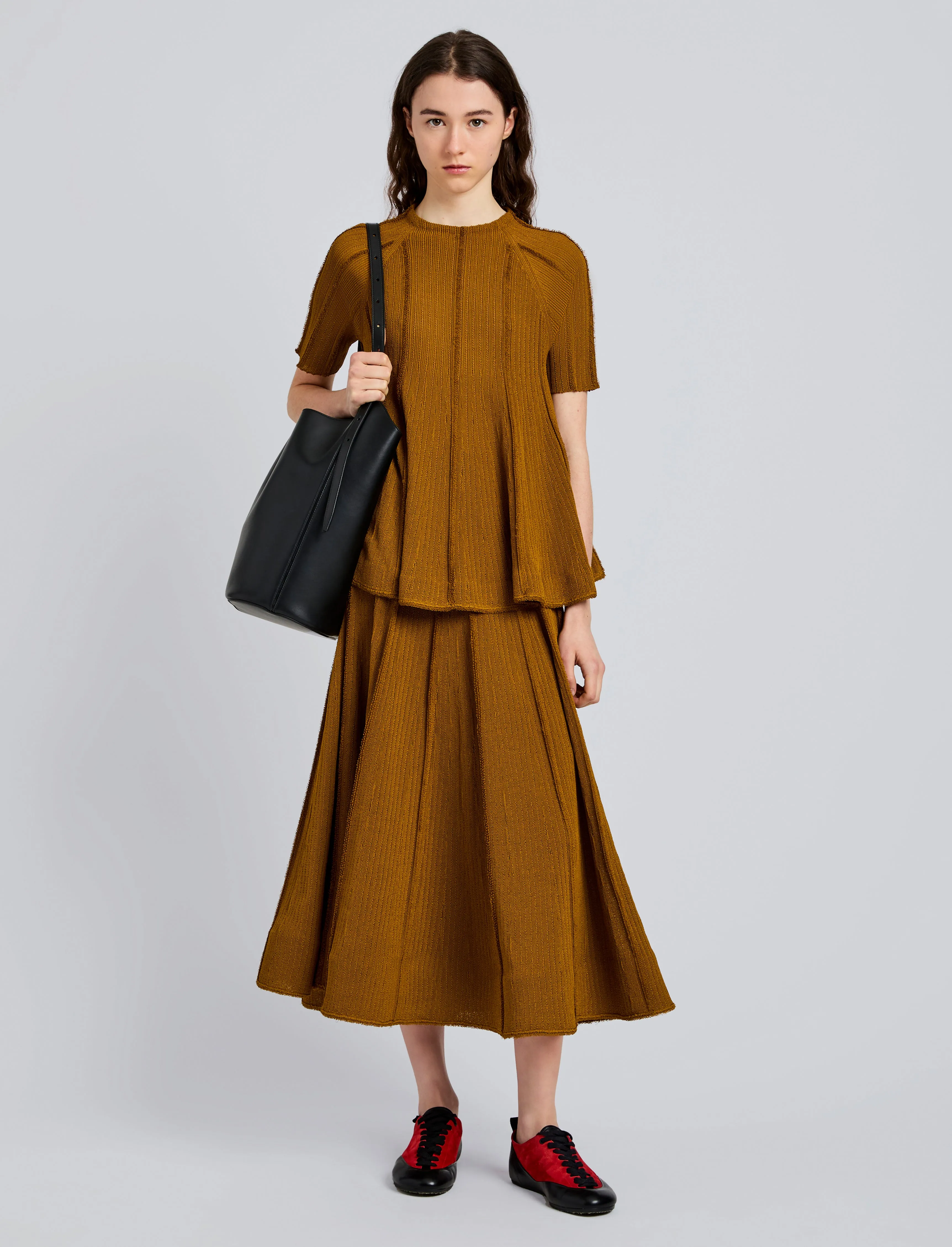 Tavia Skirt in Viscose Fringe Knit sold by Proenza Schouler product image thumbnail 2