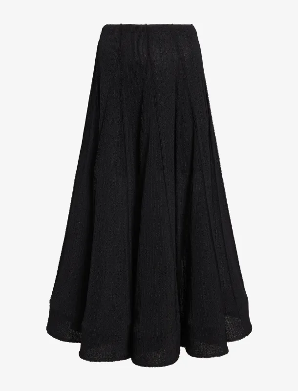 Tavia Skirt in Viscose Fringe Knit sold by Proenza Schouler