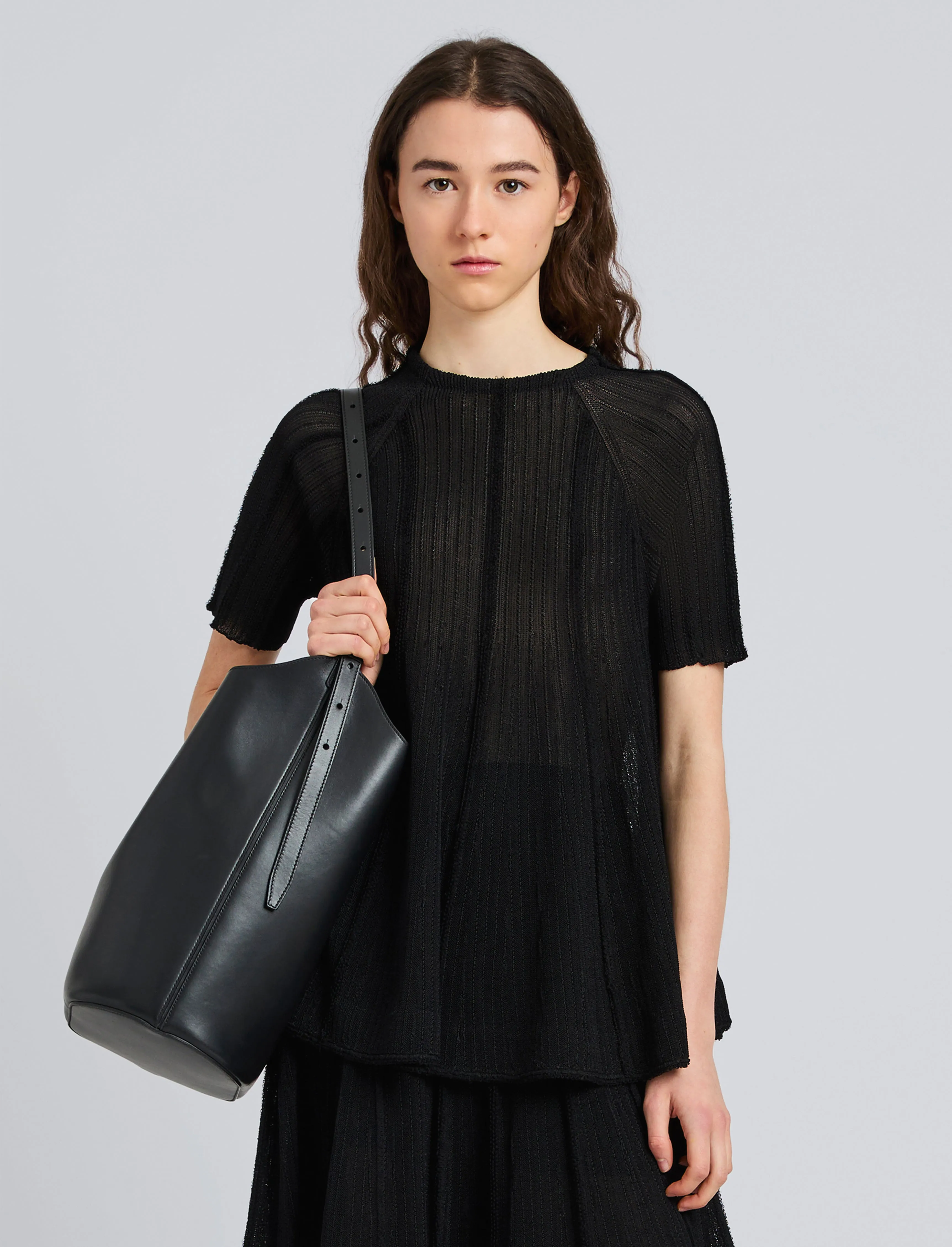 Tavia Top in Viscose Fringe Knit sold by Proenza Schouler product image thumbnail 2