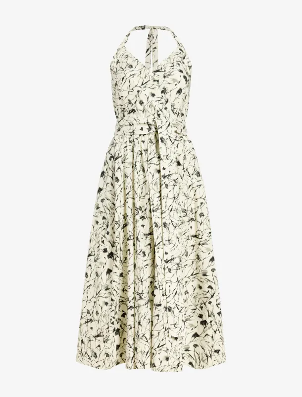 Ellison Dress in Printed Poplin made by Proenza Schouler