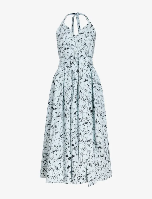 Ellison Dress in Printed Poplin made by Proenza Schouler
