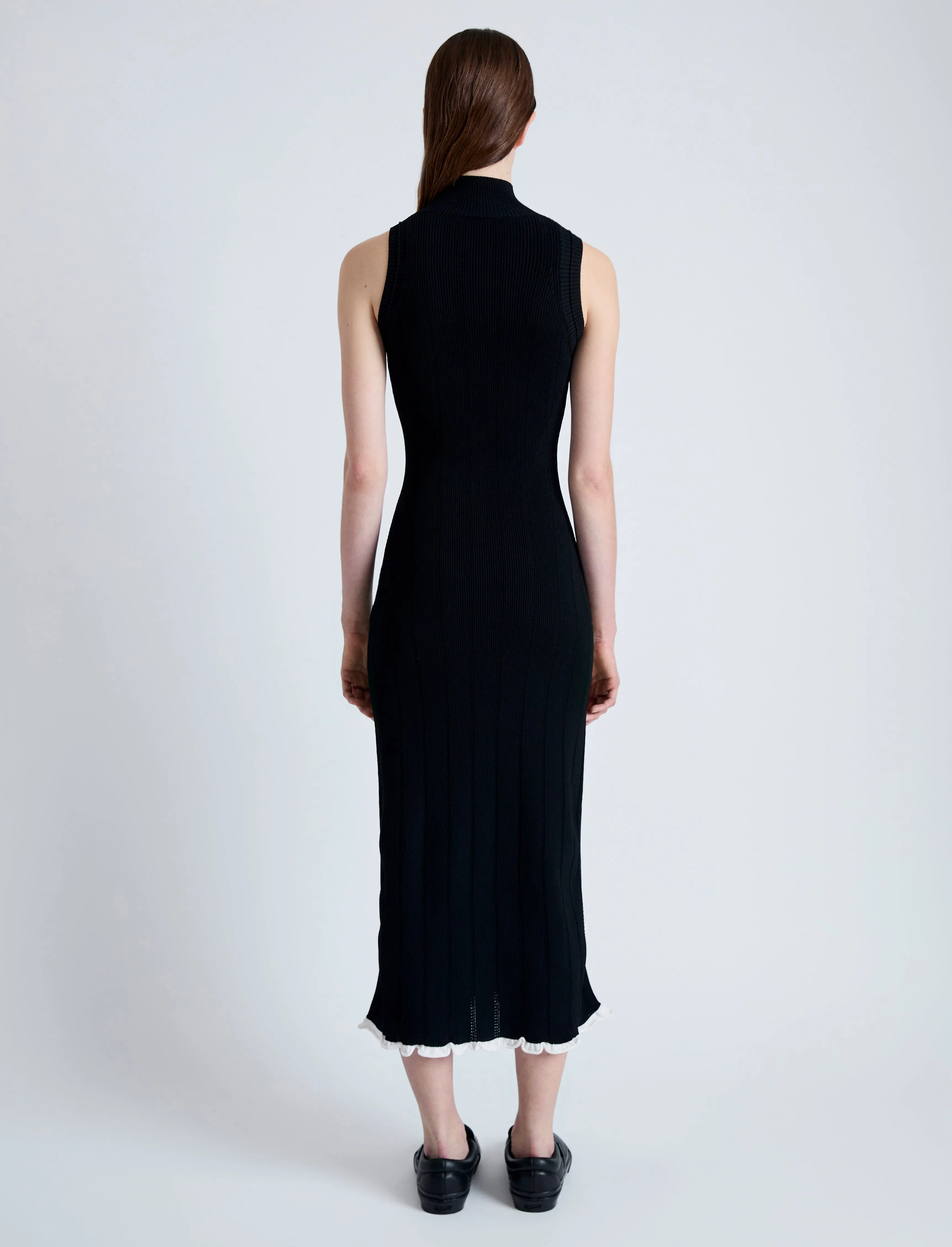 Kim Knit Dress in Compact Pointelle Rib sold by Proenza Schouler product image thumbnail 4