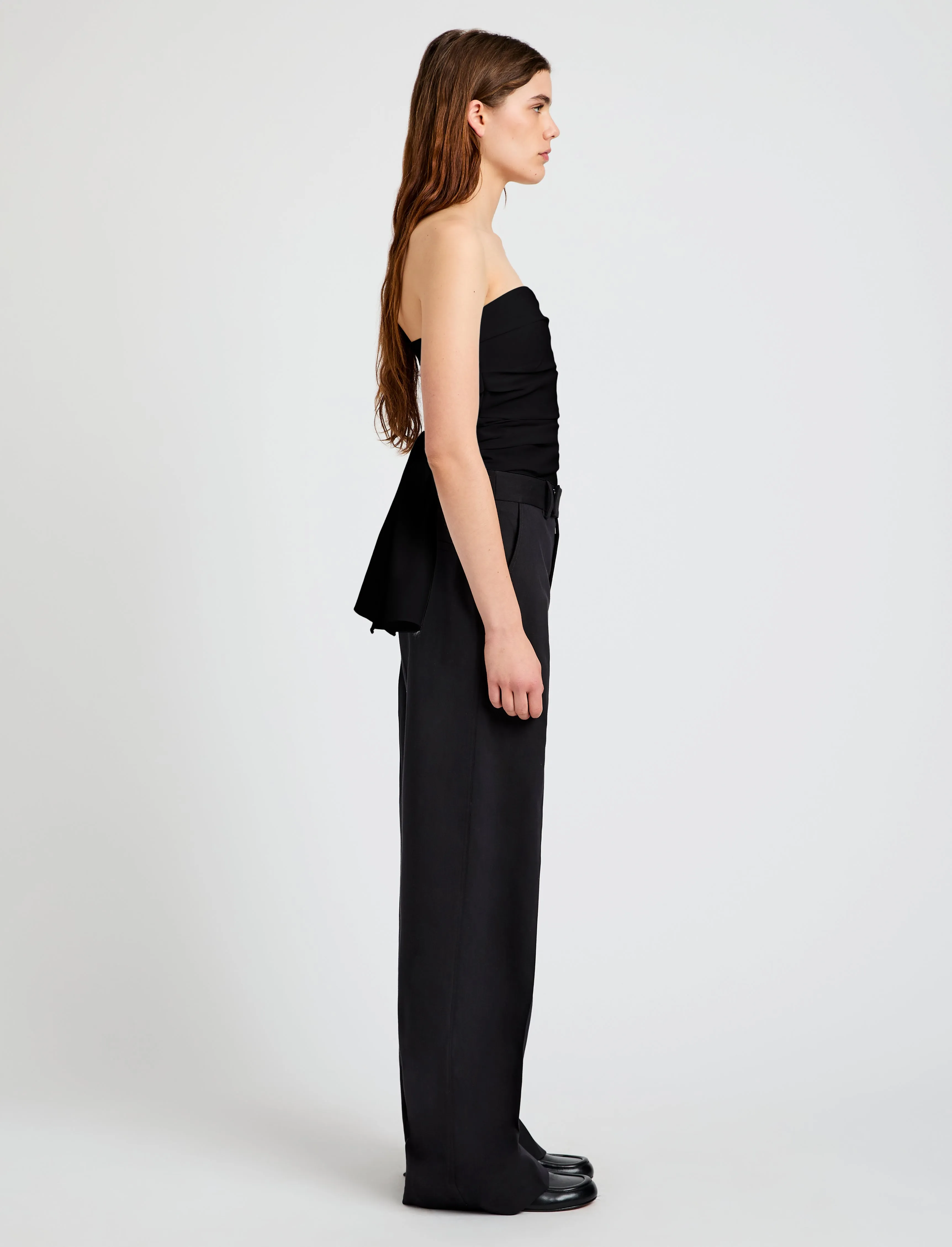 Lena Top in Bi-Stretch Cotton Nylon sold by Proenza Schouler product image thumbnail 4