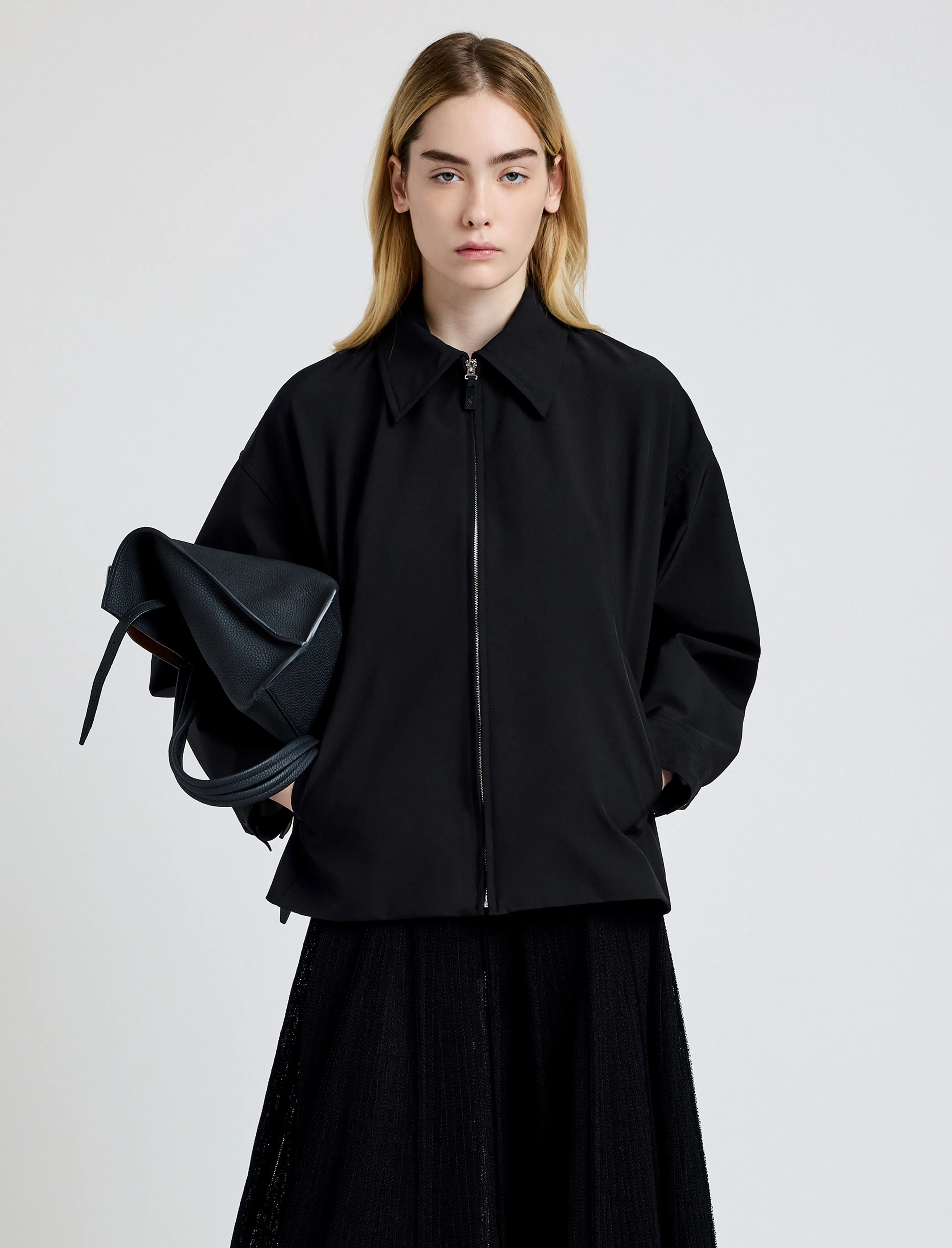 Sibyl Jacket in Stretch Nylon sold by Proenza Schouler product image thumbnail 2