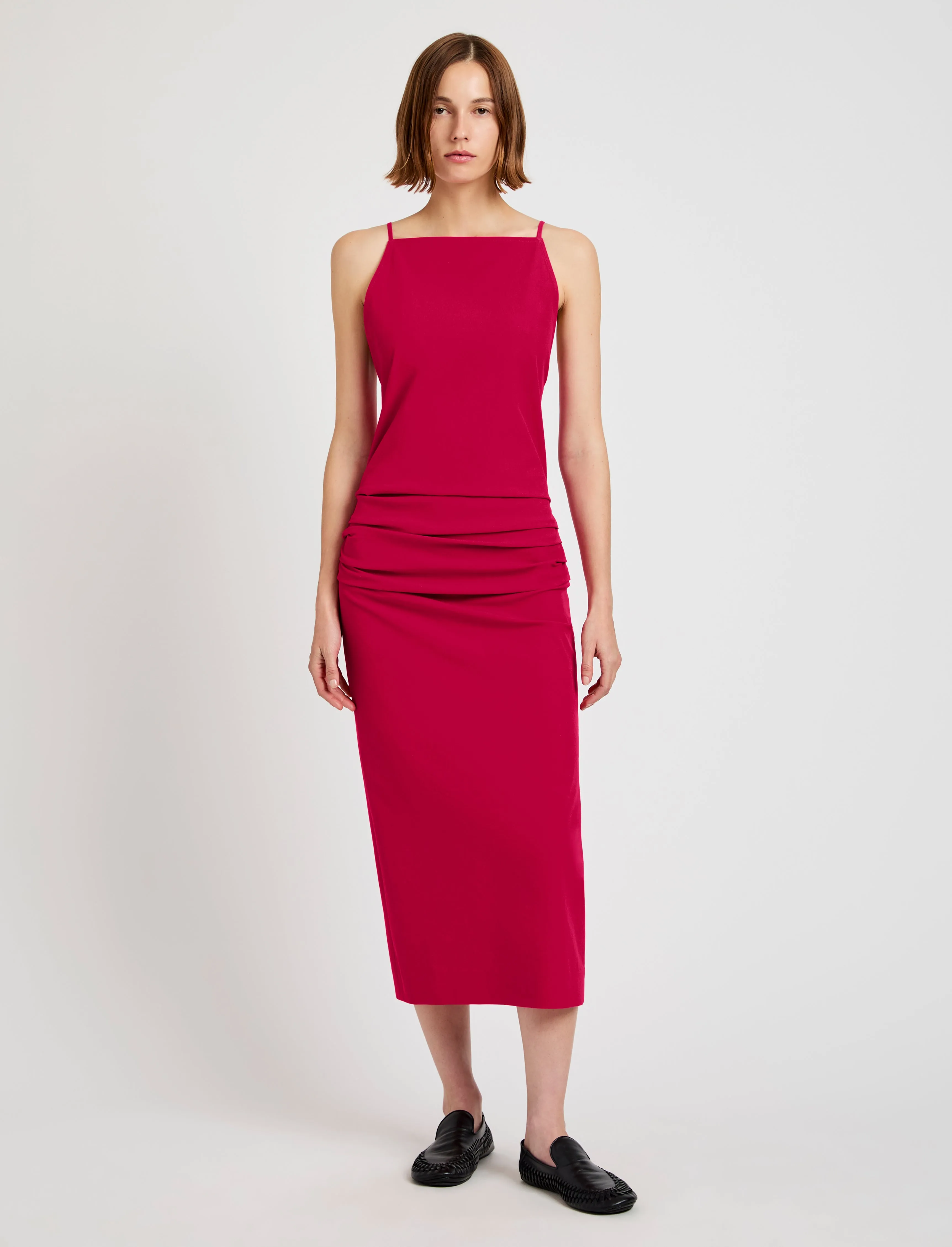 Priya Dress in Bi-Stretch Cotton Nylon sold by Proenza Schouler product image thumbnail 2