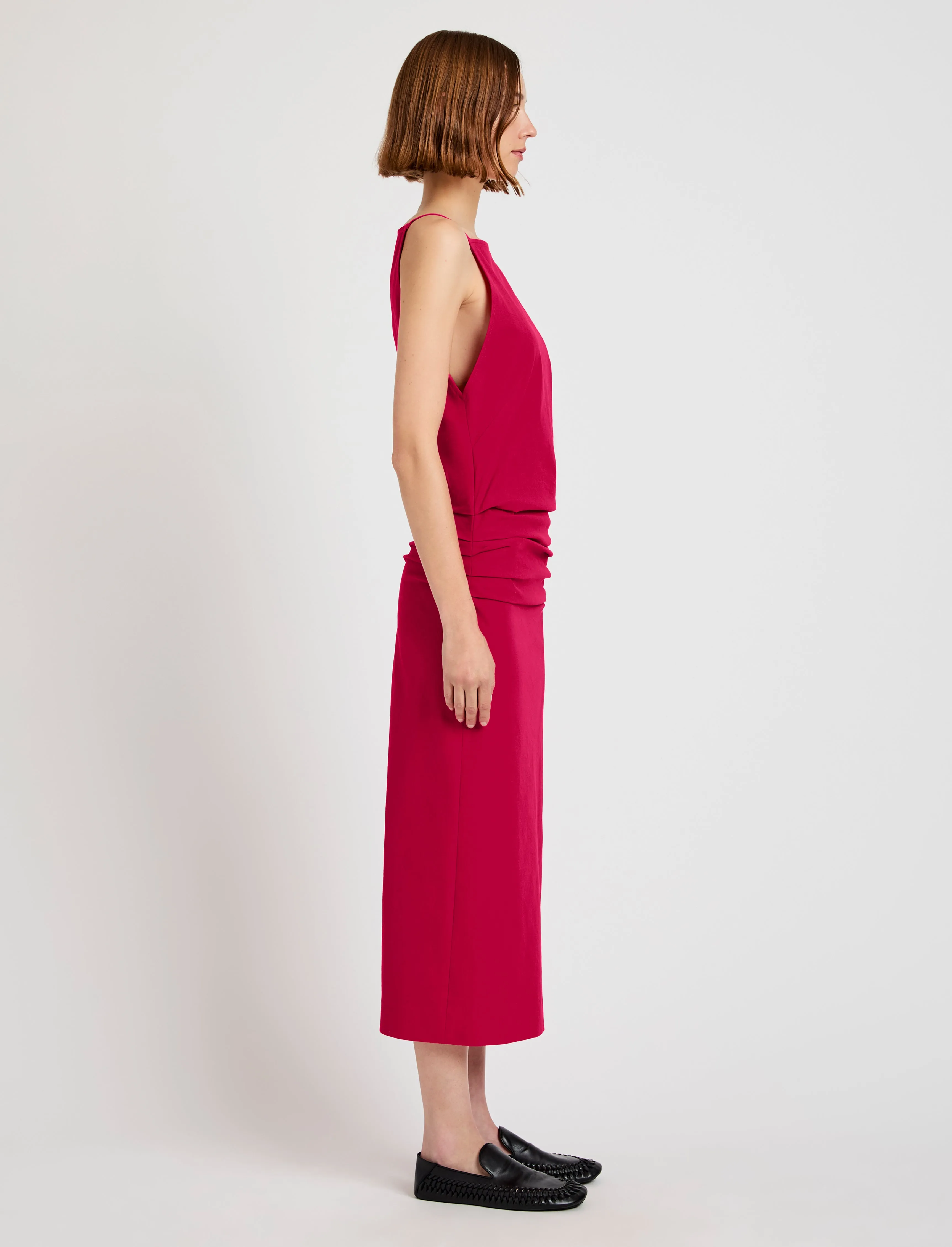 Priya Dress in Bi-Stretch Cotton Nylon sold by Proenza Schouler product image thumbnail 3