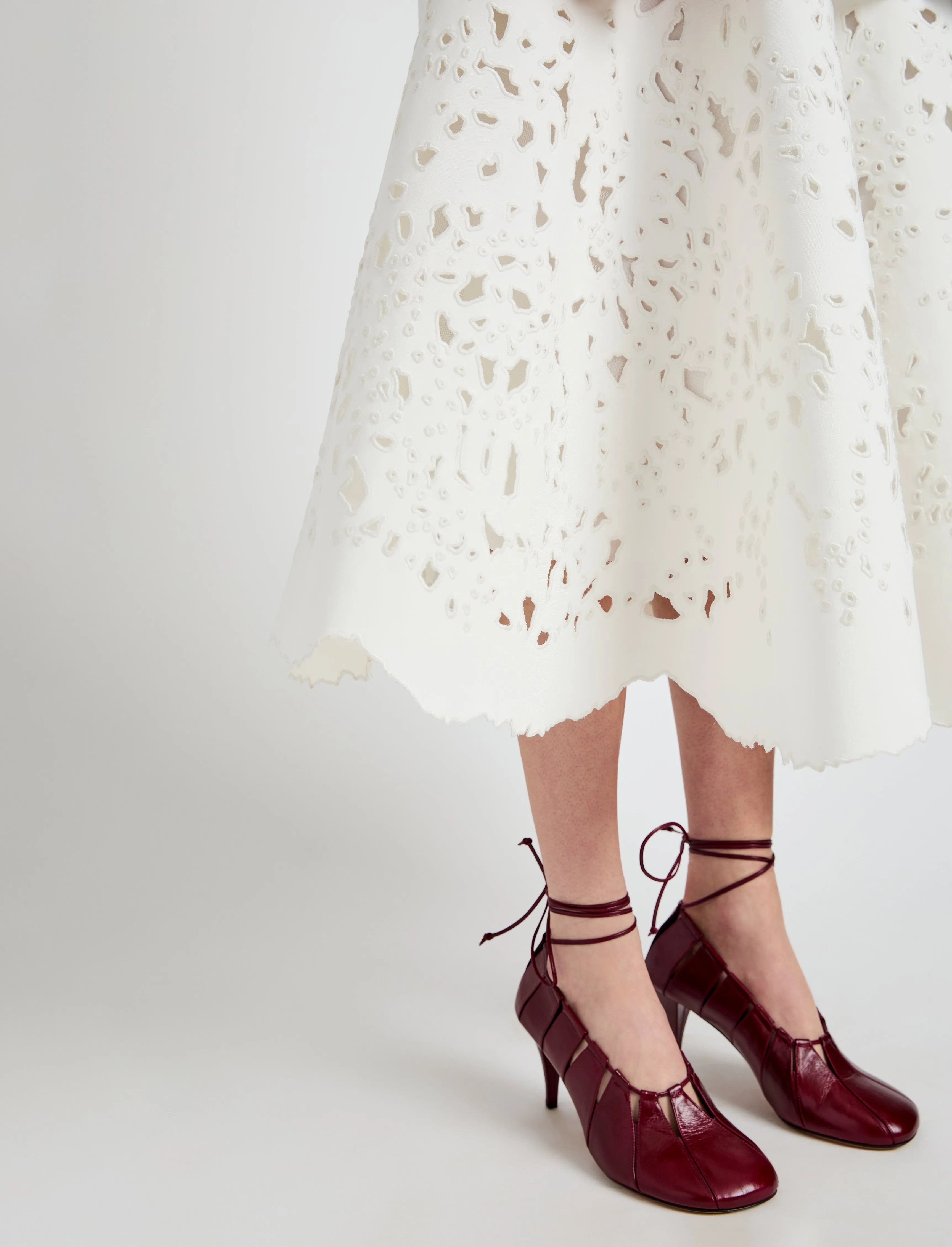 Olene Skirt in Broderie Anglaise sold by Proenza Schouler product image thumbnail 5