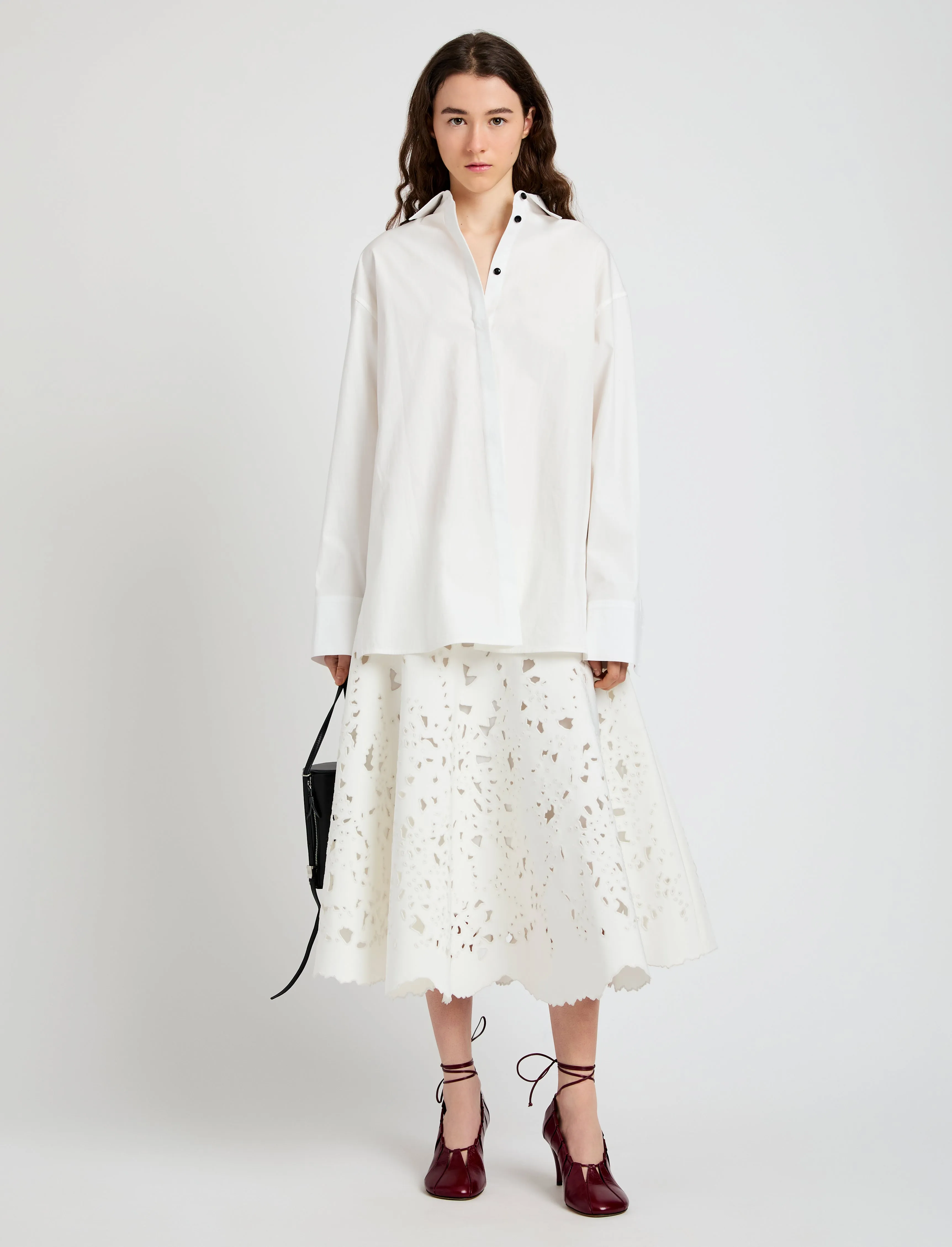 Olene Skirt in Broderie Anglaise sold by Proenza Schouler product image thumbnail 2