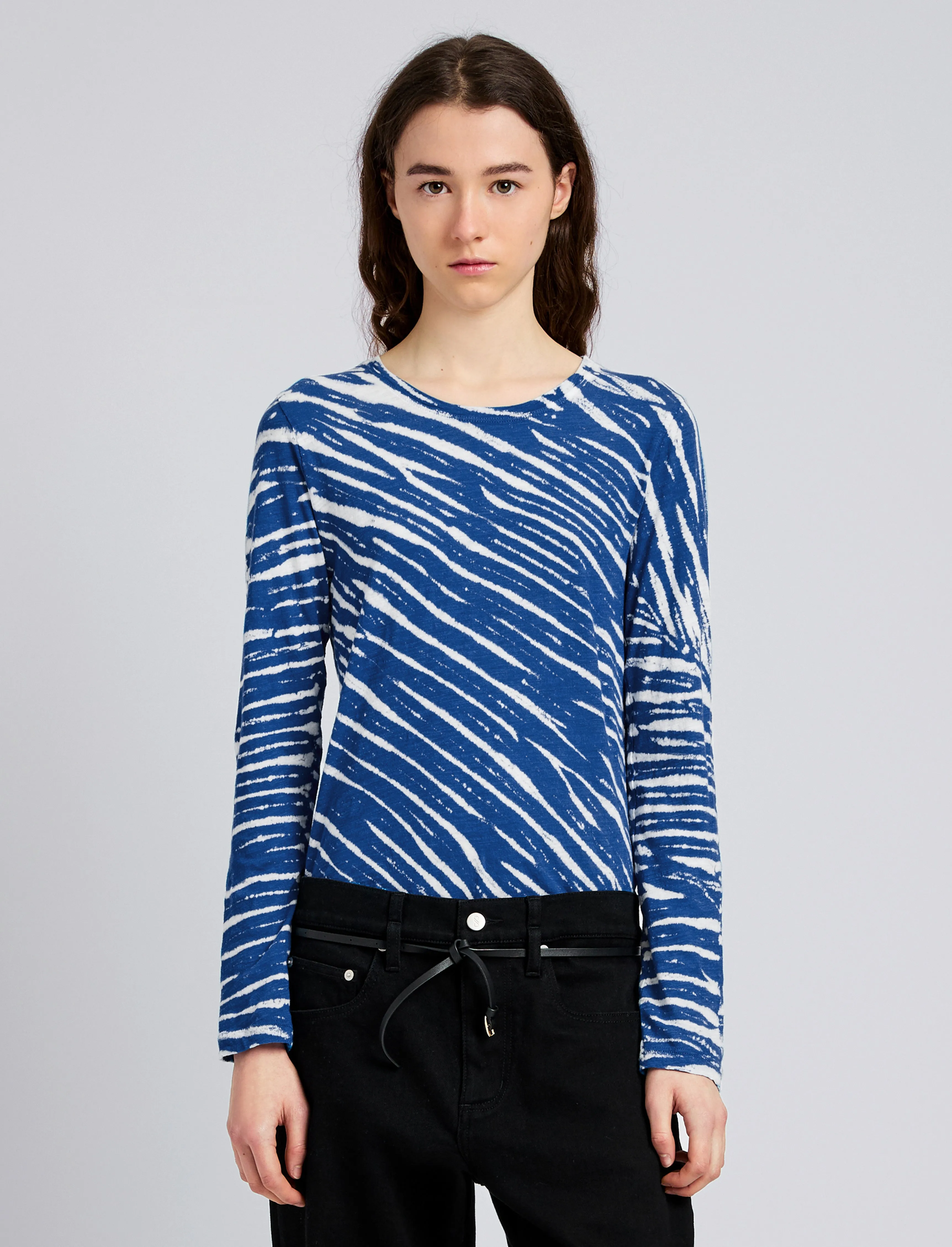 Mia T-Shirt in Tie Dye Tissue Jersey sold by Proenza Schouler product image thumbnail 2