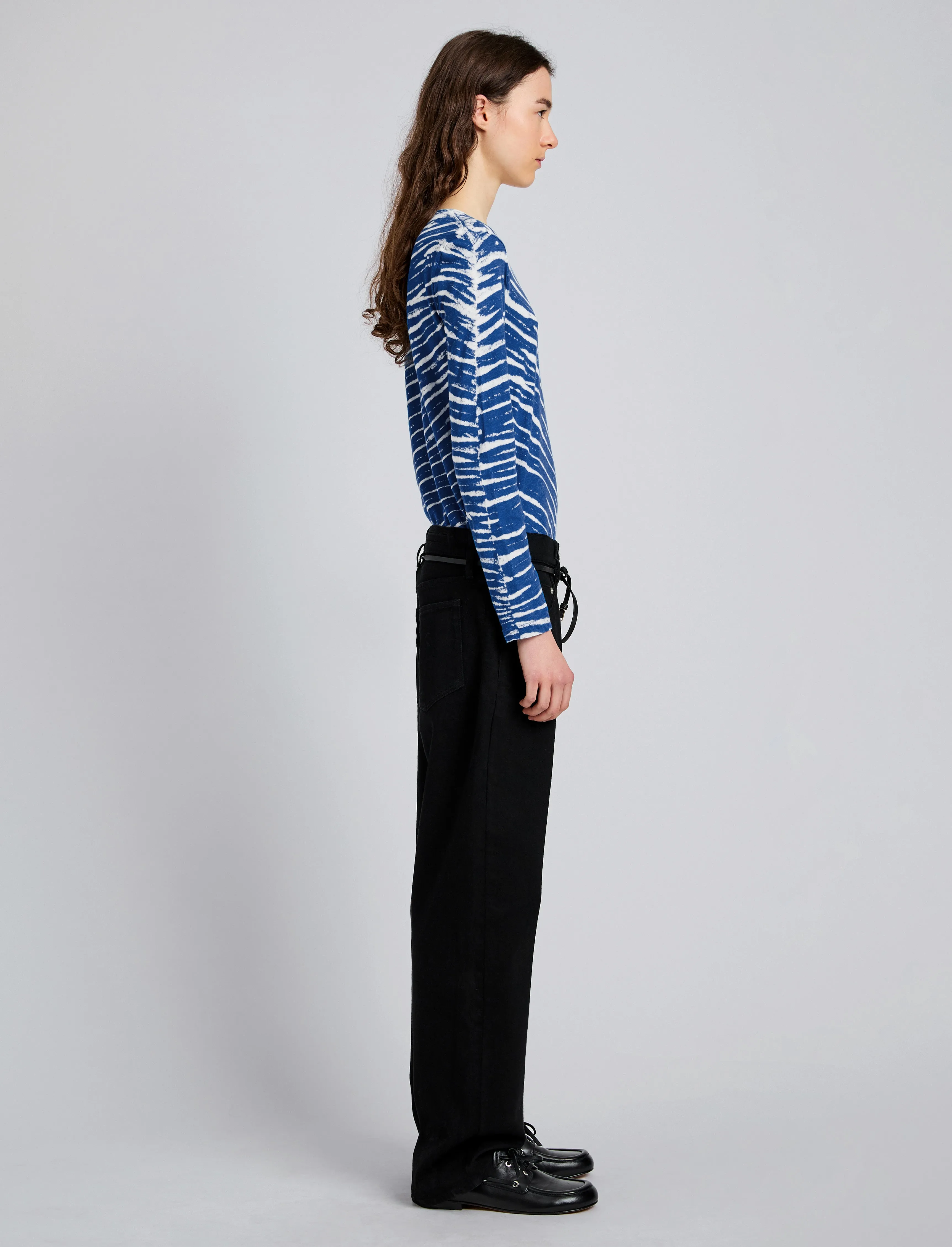 Mia T-Shirt in Tie Dye Tissue Jersey sold by Proenza Schouler product image thumbnail 4