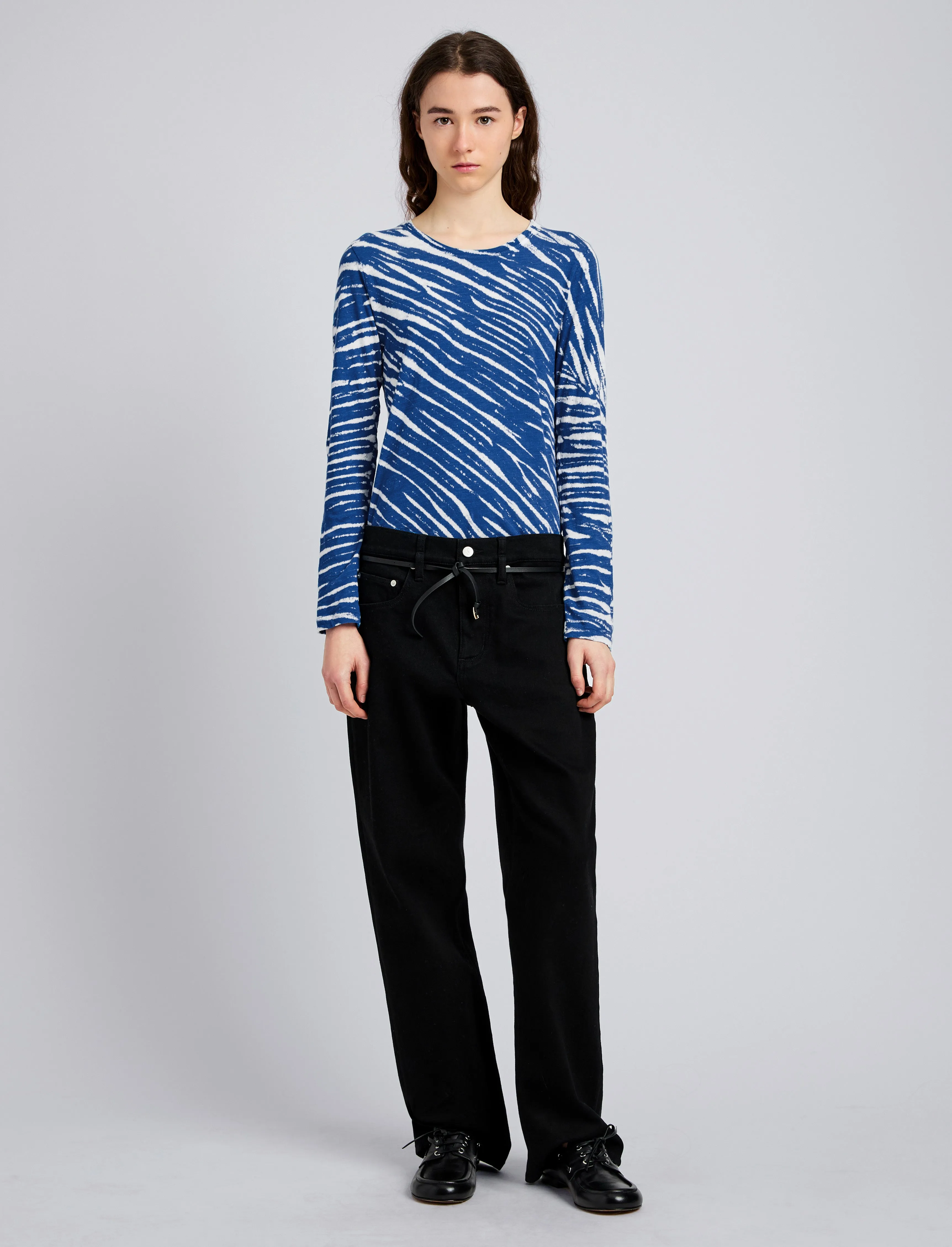 Mia T-Shirt in Tie Dye Tissue Jersey sold by Proenza Schouler product image thumbnail 3