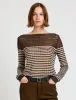 Britta Sweater in Breton Stripe sold by Proenza Schouler
