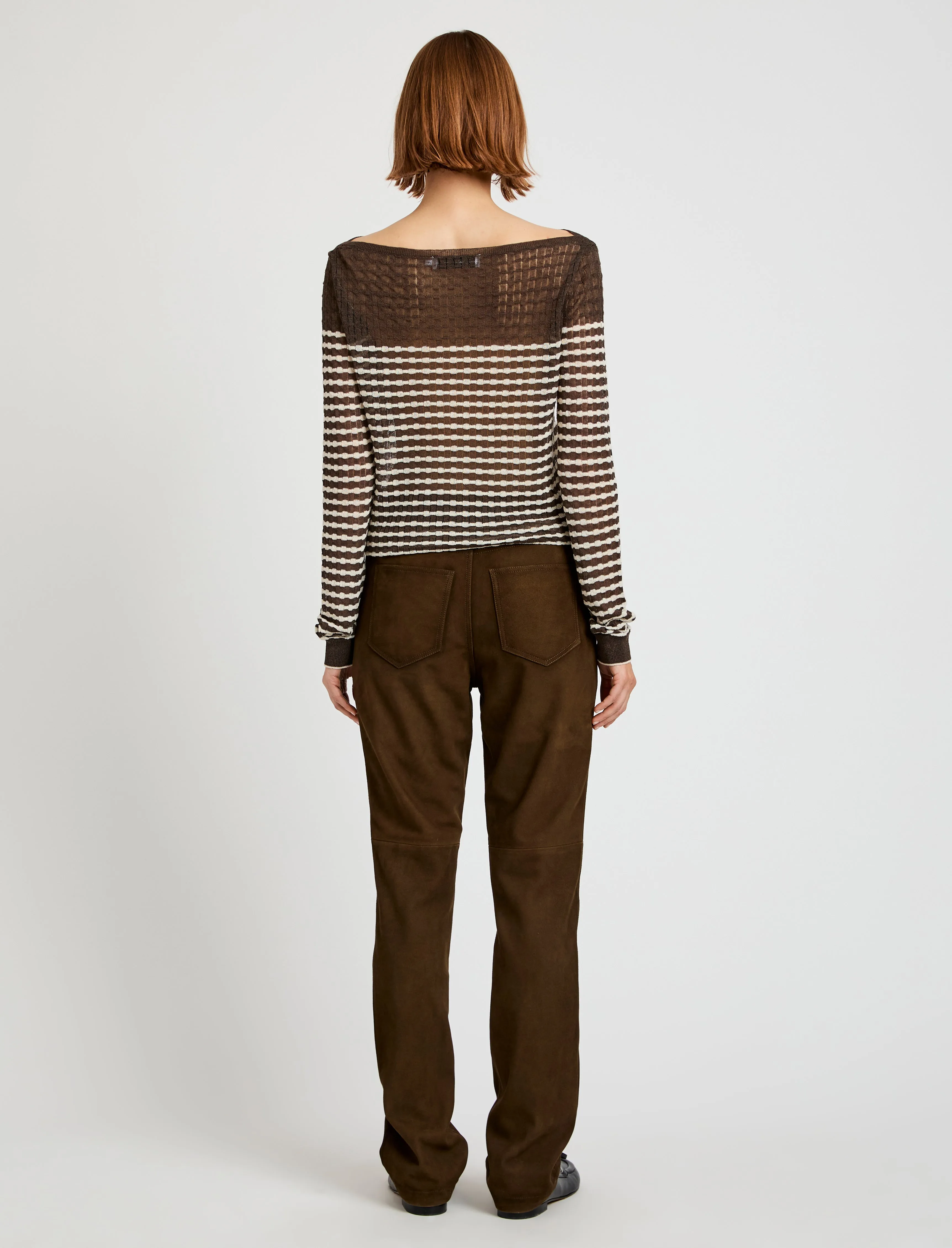 Britta Sweater in Breton Stripe sold by Proenza Schouler product image thumbnail 5