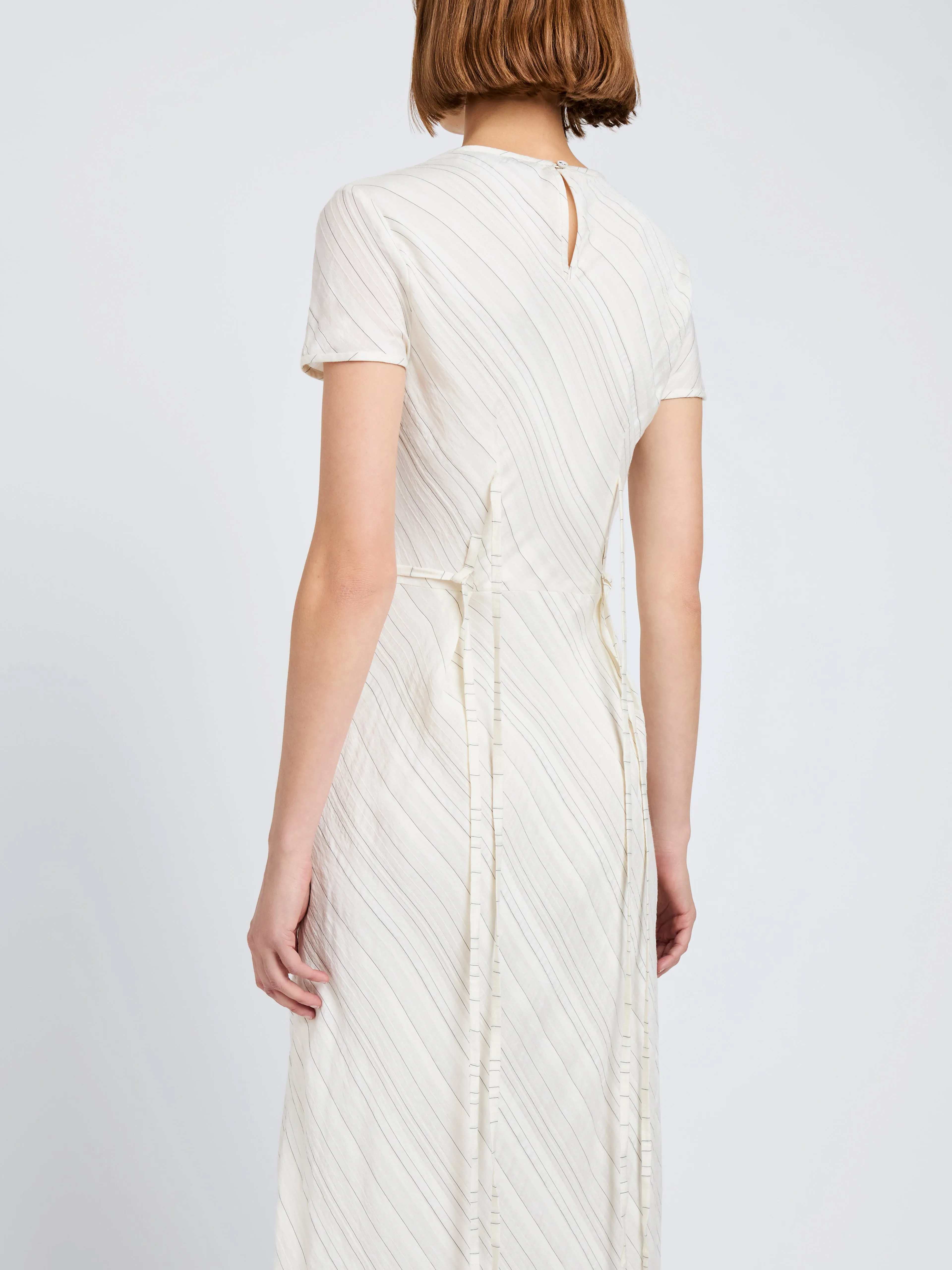 Joss Dress in Woven Stripe Flou sold by Proenza Schouler product image thumbnail 5