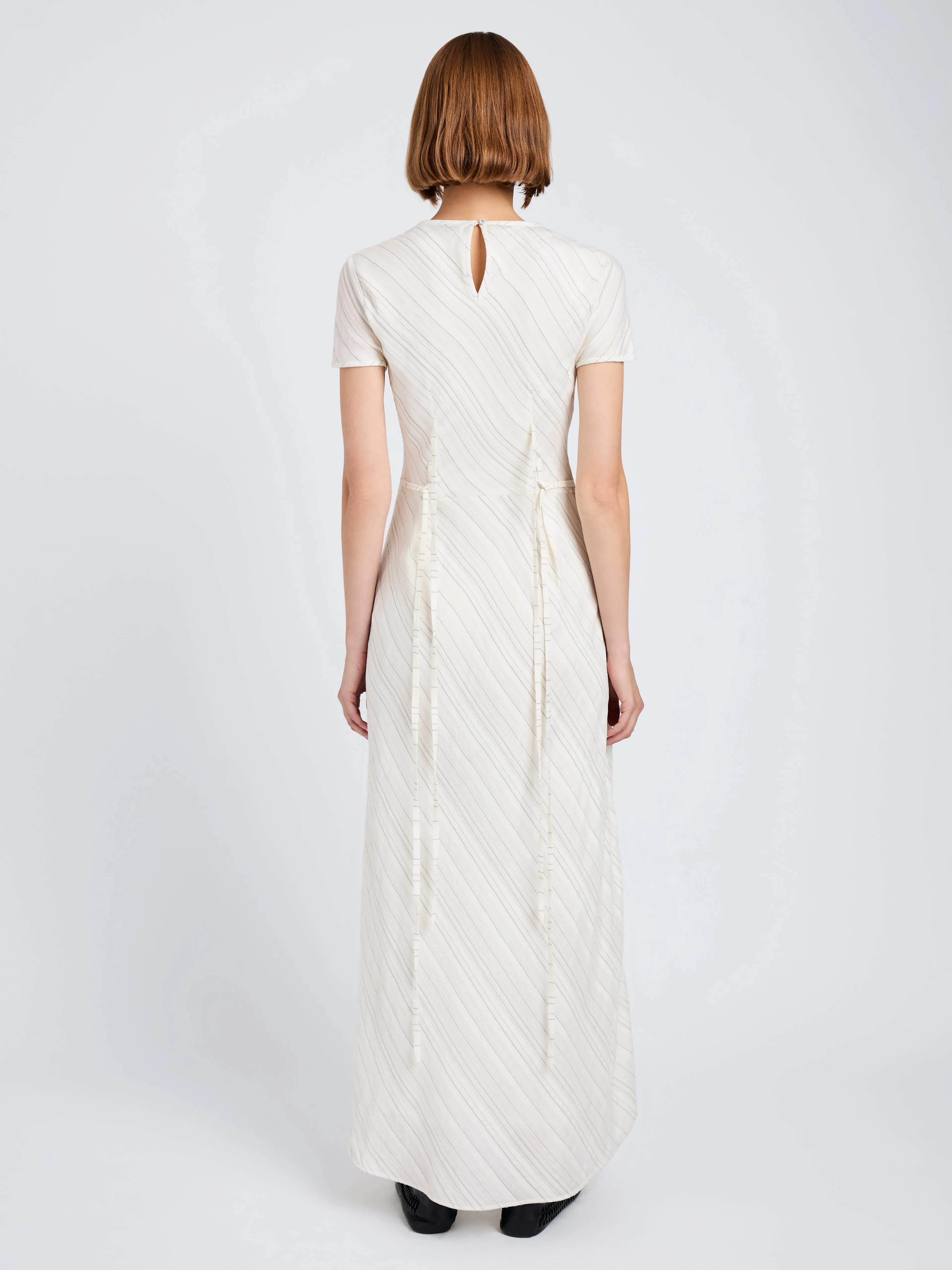 Joss Dress in Woven Stripe Flou sold by Proenza Schouler product image thumbnail 4