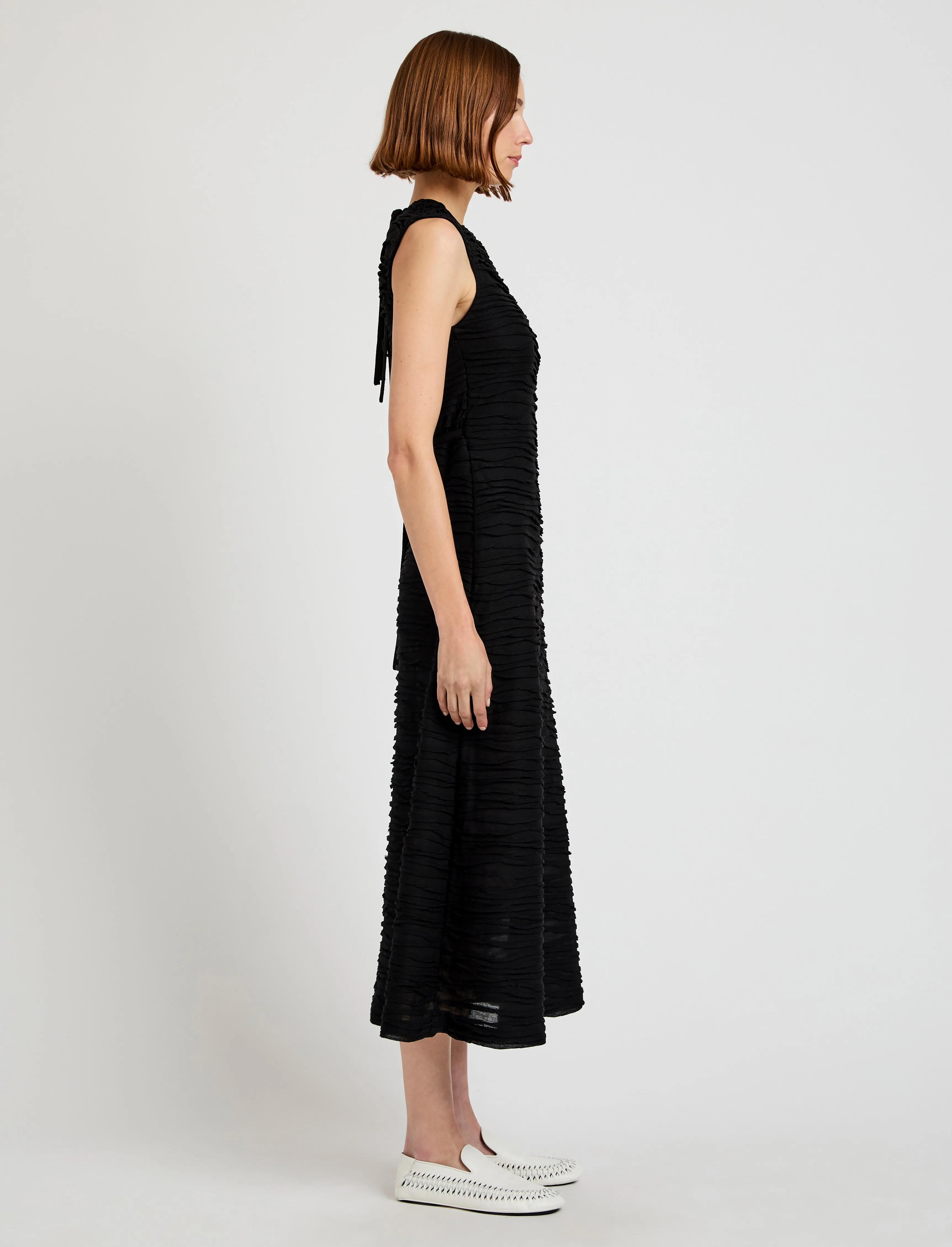 Laura Dress in Textured Cotton sold by Proenza Schouler product image thumbnail 3