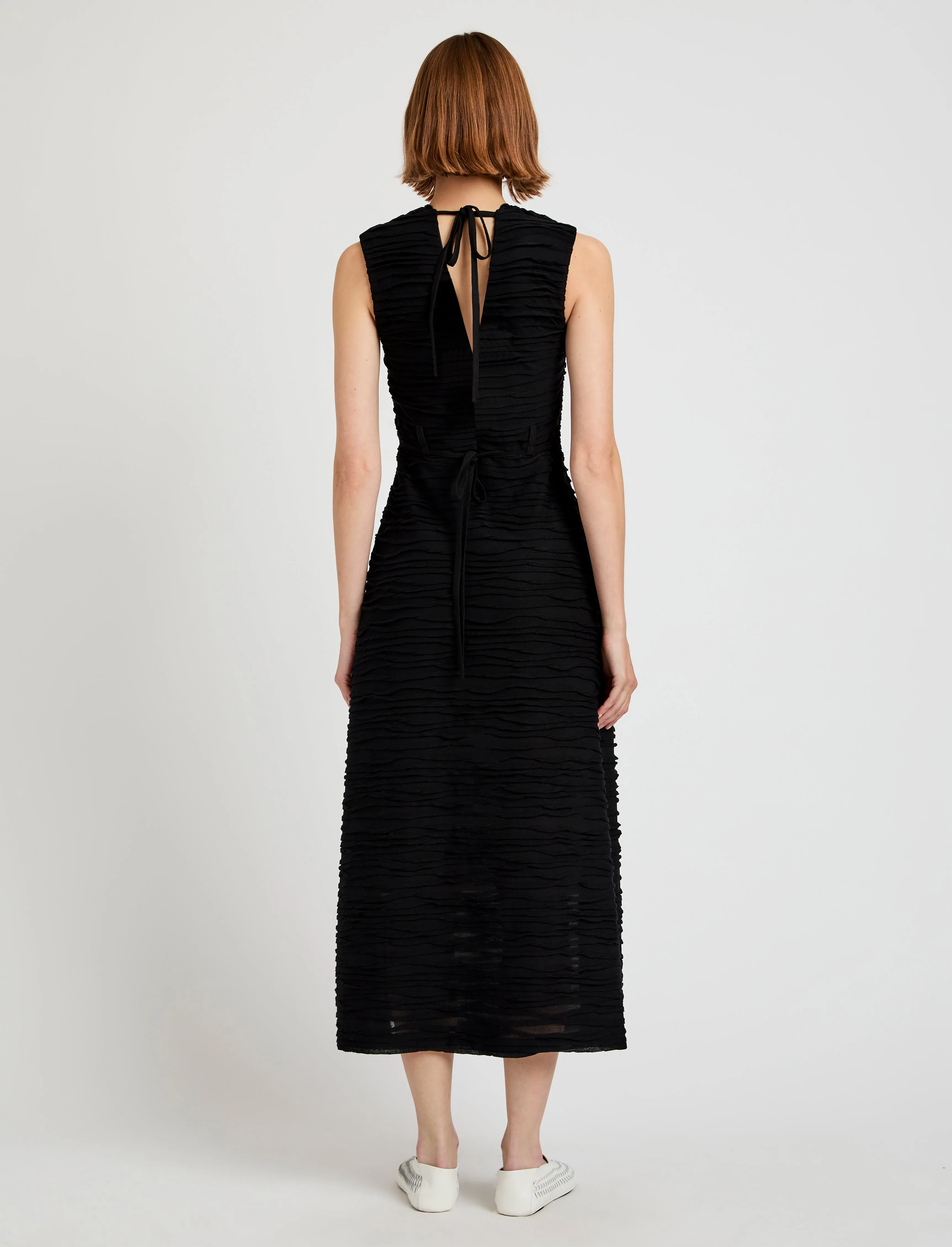 Laura Dress in Textured Cotton sold by Proenza Schouler product image thumbnail 4