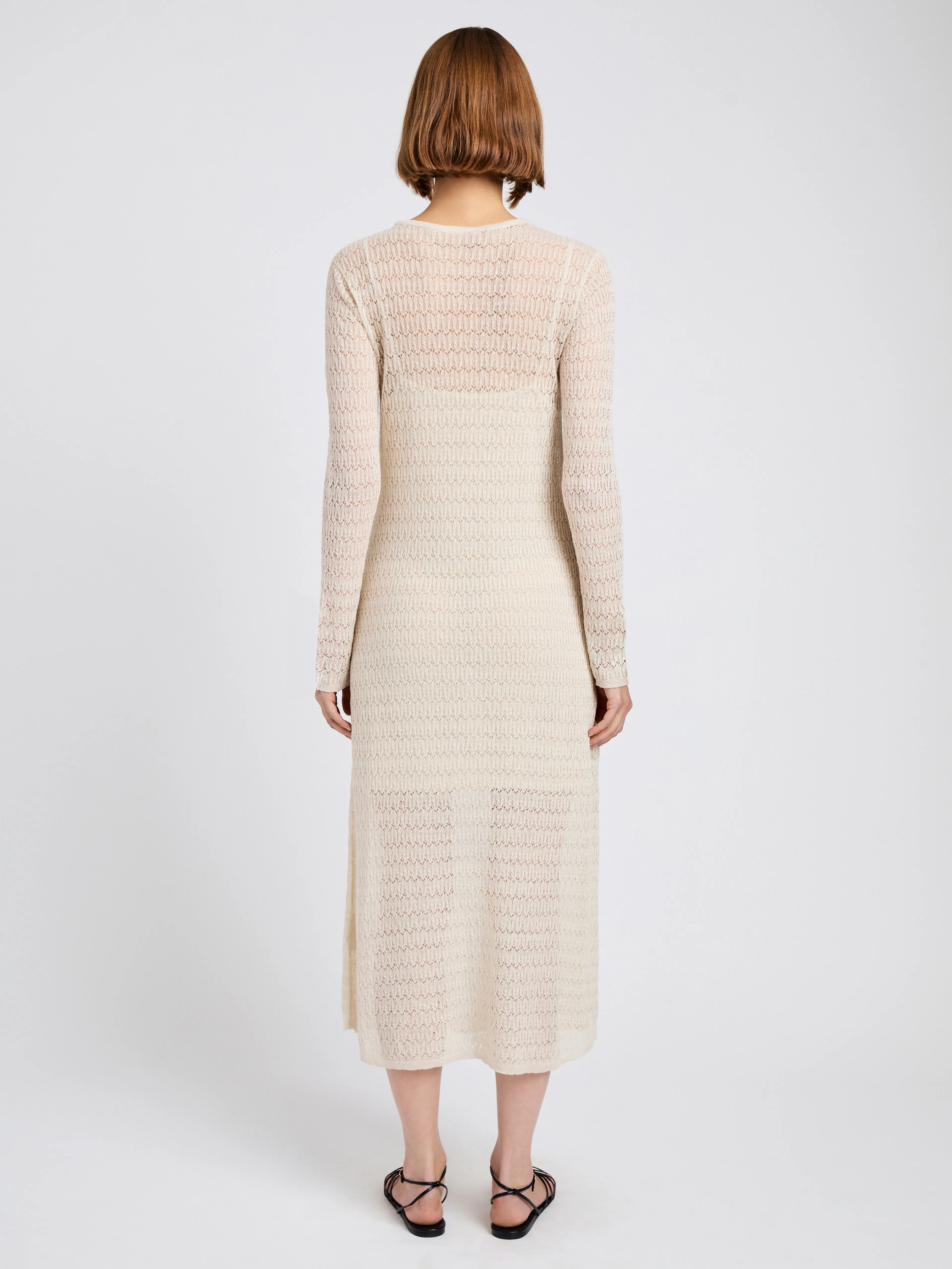 Miriam Dress in Crochet sold by Proenza Schouler product image thumbnail 4
