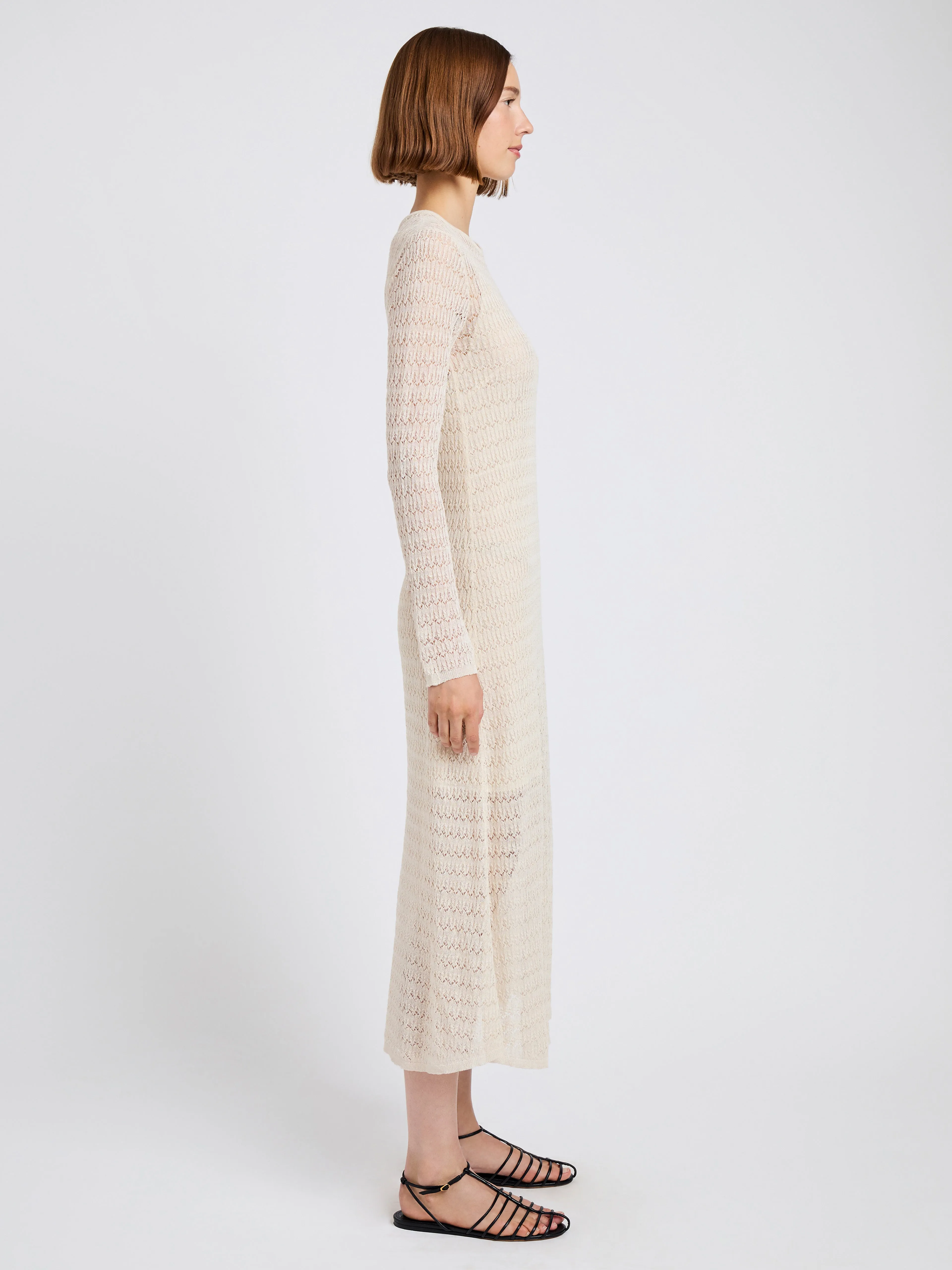 Miriam Dress in Crochet sold by Proenza Schouler product image thumbnail 3