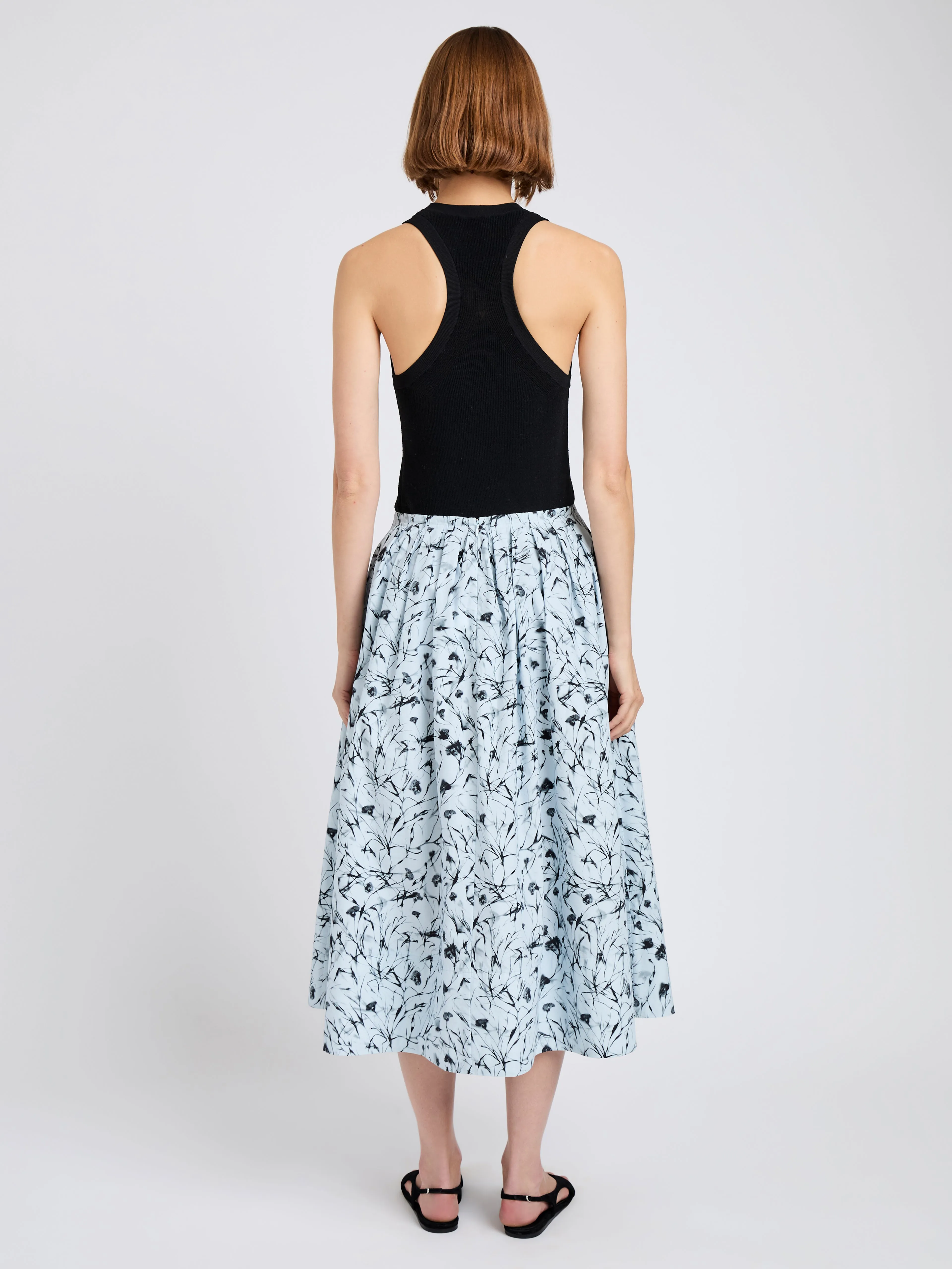 Austin Skirt in Printed Poplin sold by Proenza Schouler product image thumbnail 4