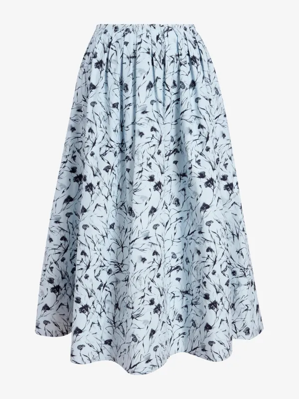 Austin Skirt in Printed Poplin made by Proenza Schouler