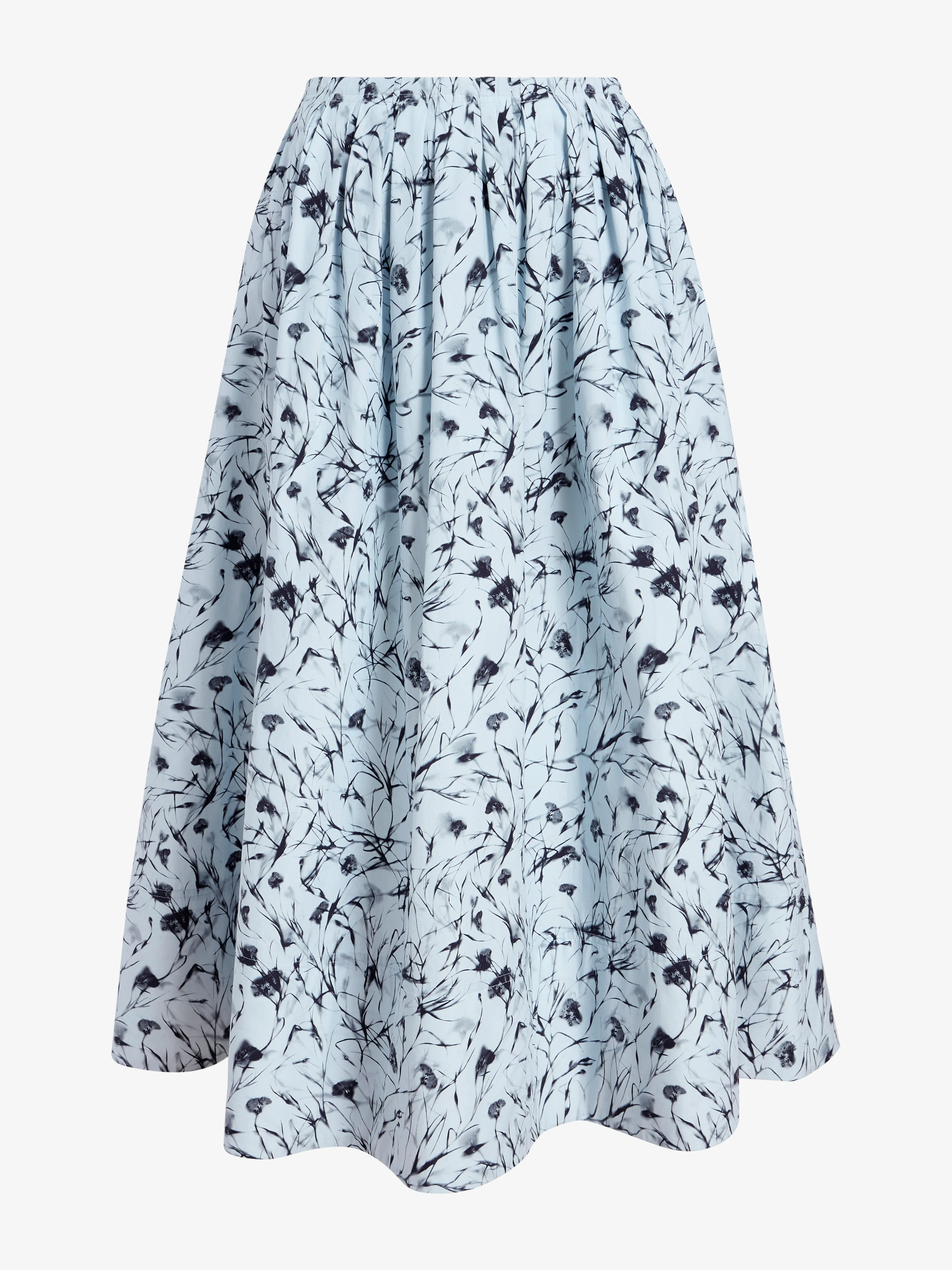Austin Skirt in Printed Poplin sold by Proenza Schouler