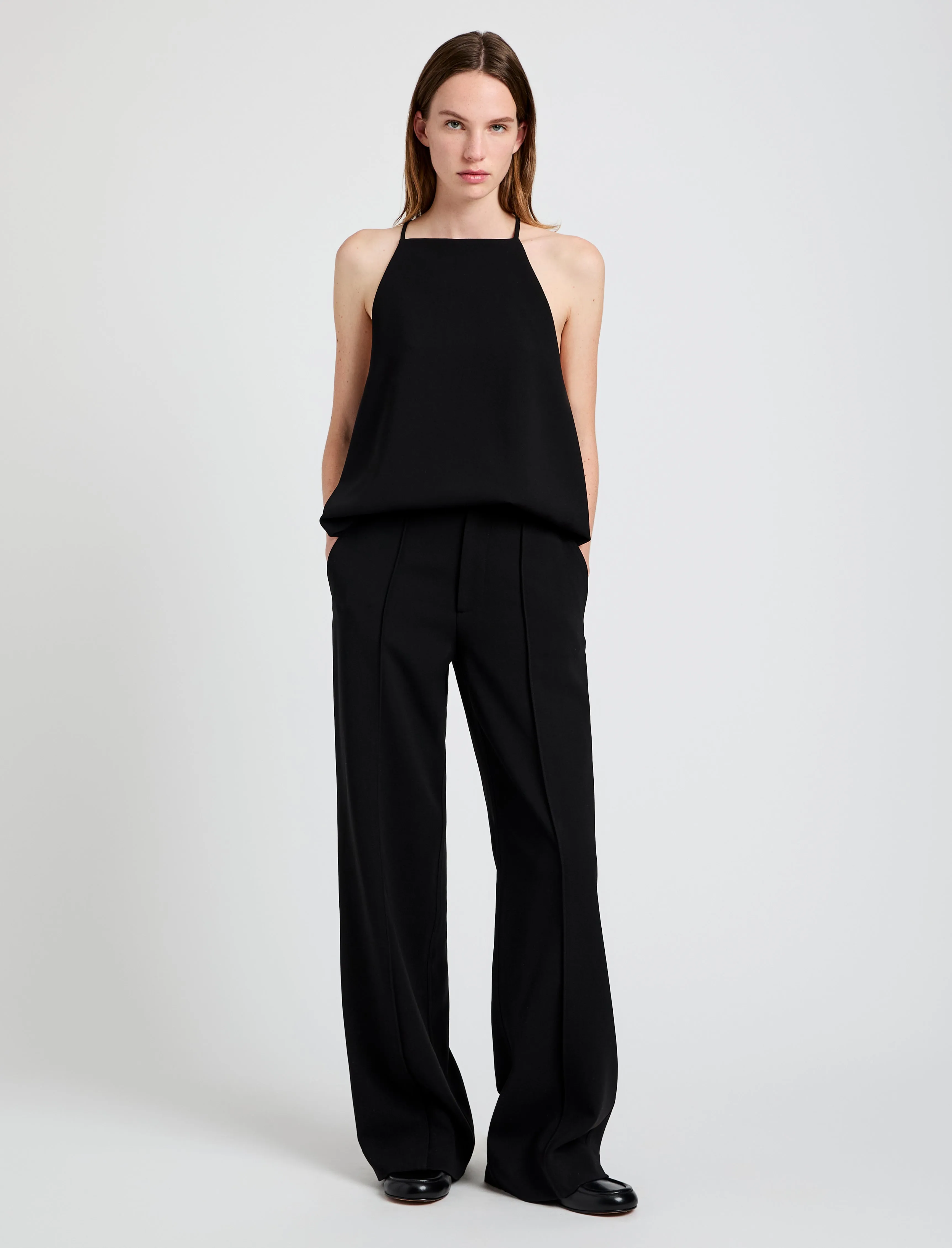 Ensley Top in Matte Double Crepe sold by Proenza Schouler product image thumbnail 3