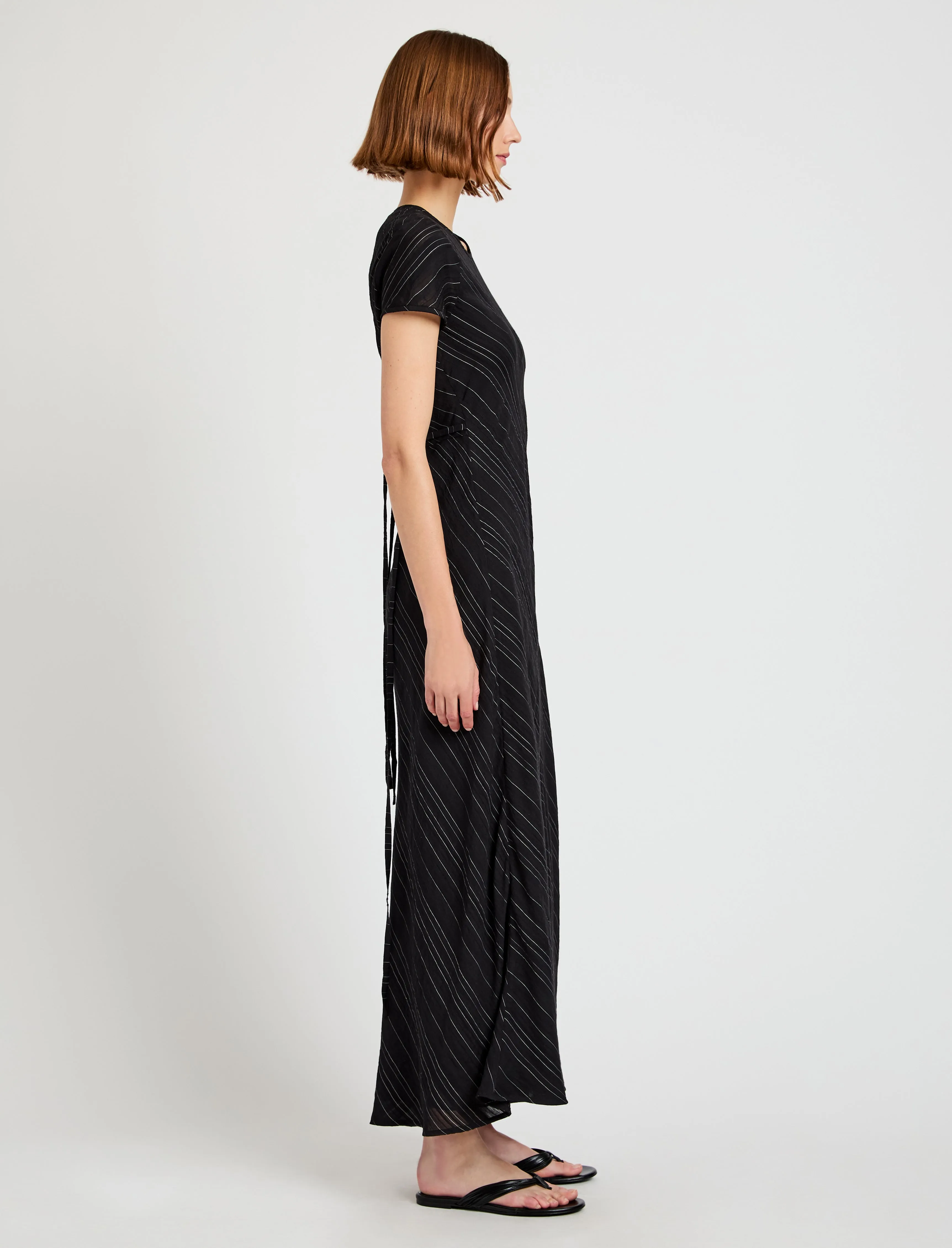 Joss Dress in Woven Stripe Flou sold by Proenza Schouler product image thumbnail 3