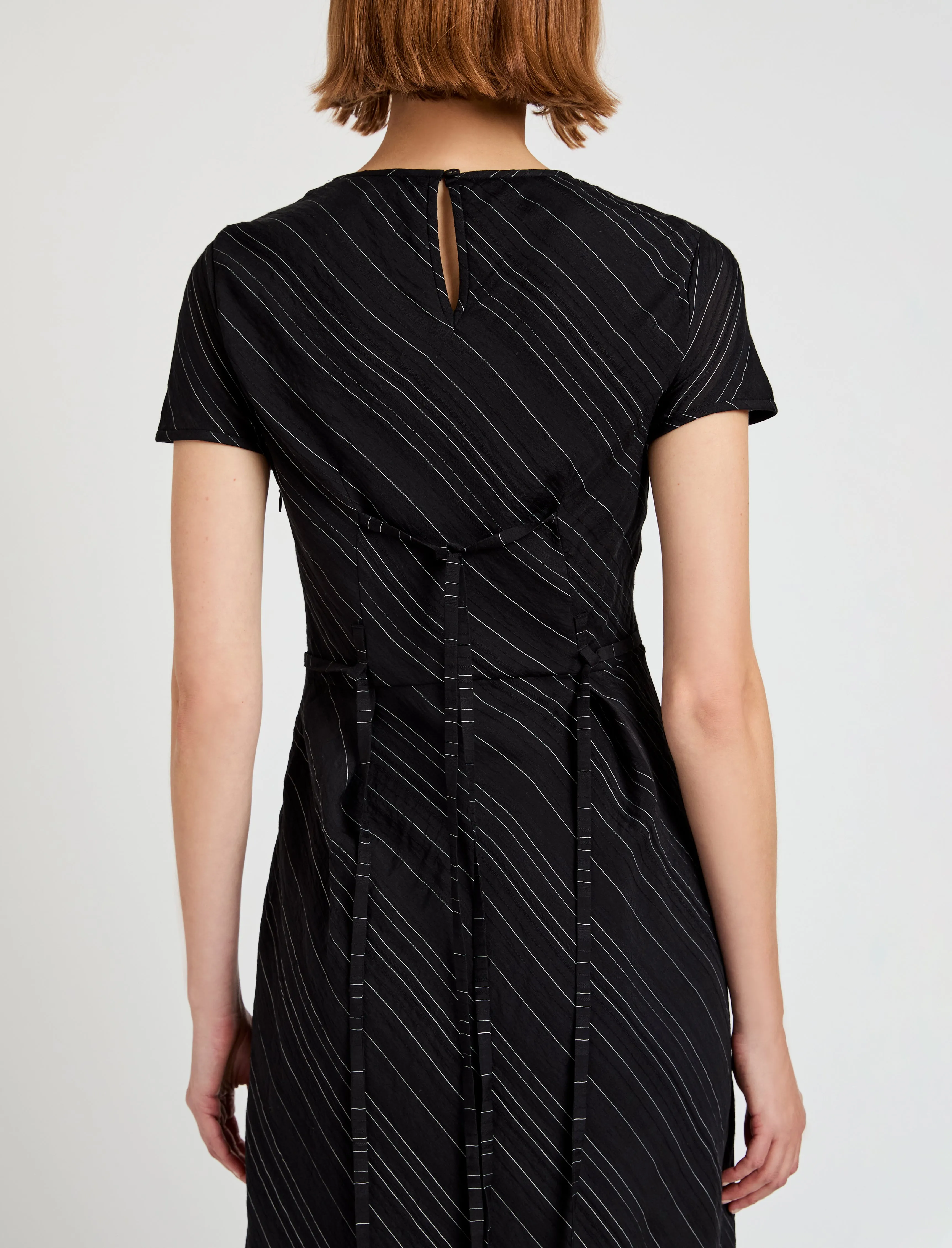 Joss Dress in Woven Stripe Flou sold by Proenza Schouler product image thumbnail 5