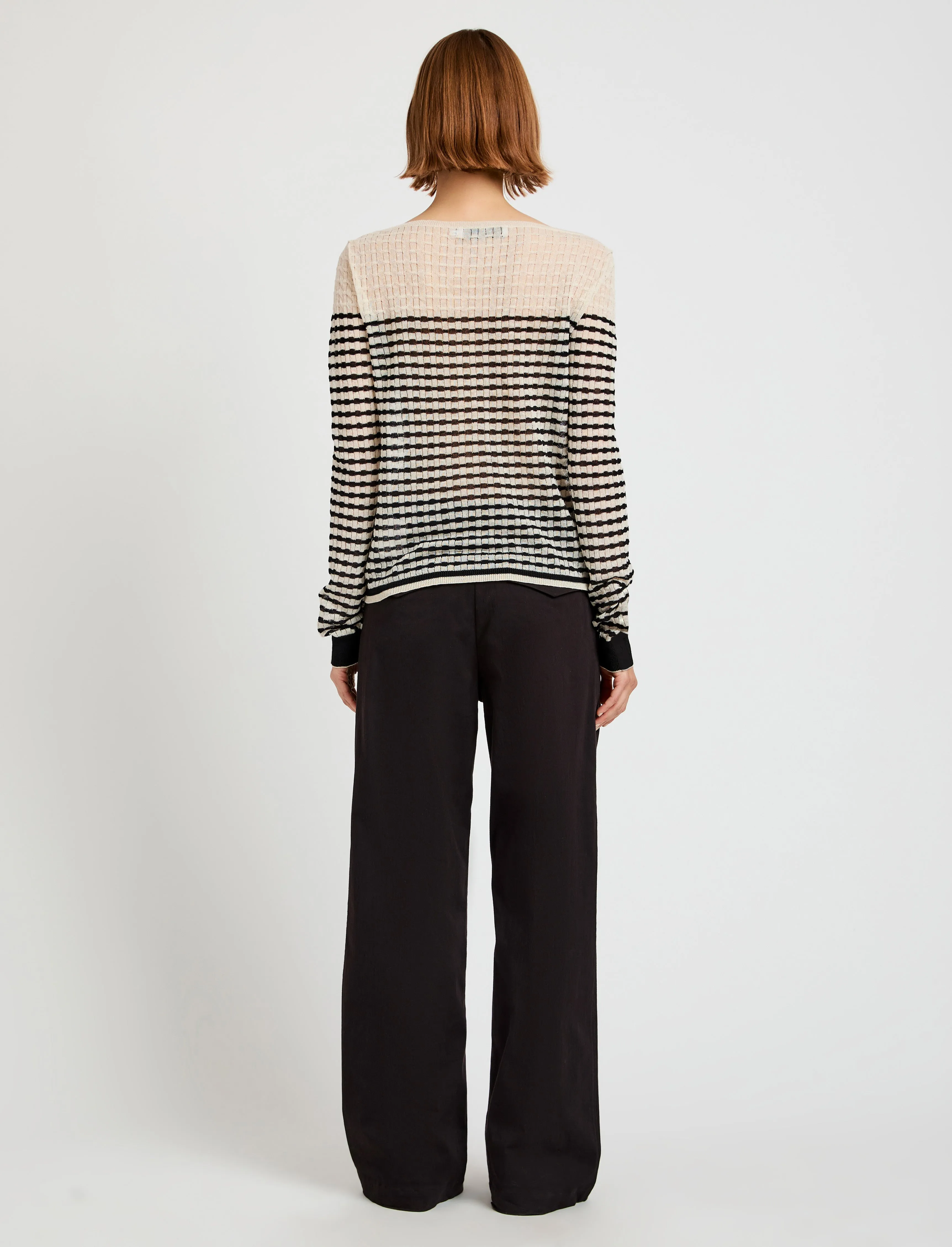 Britta Sweater in Breton Stripe sold by Proenza Schouler product image thumbnail 5