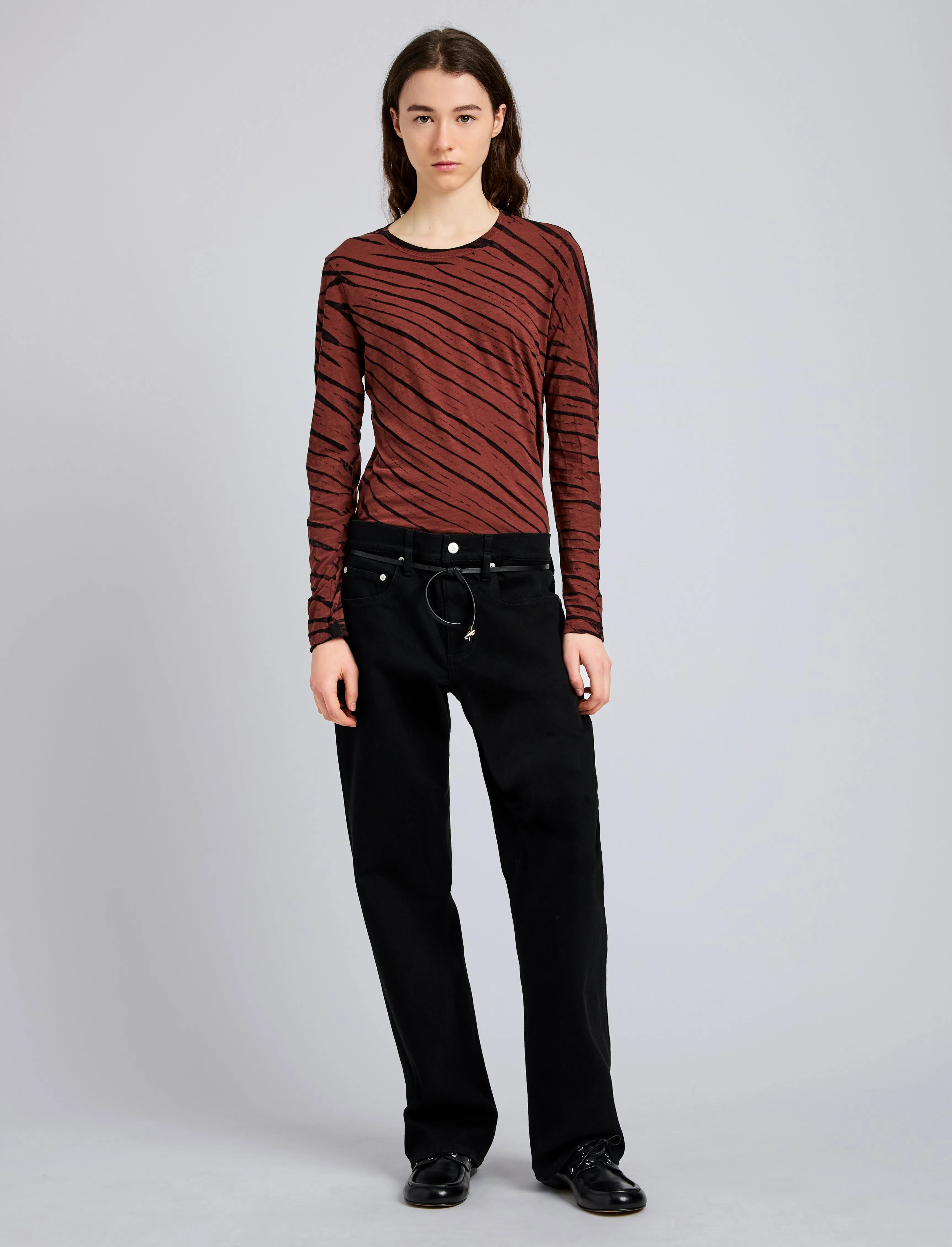 Mia T-Shirt in Tie Dye Tissue Jersey sold by Proenza Schouler product image thumbnail 3