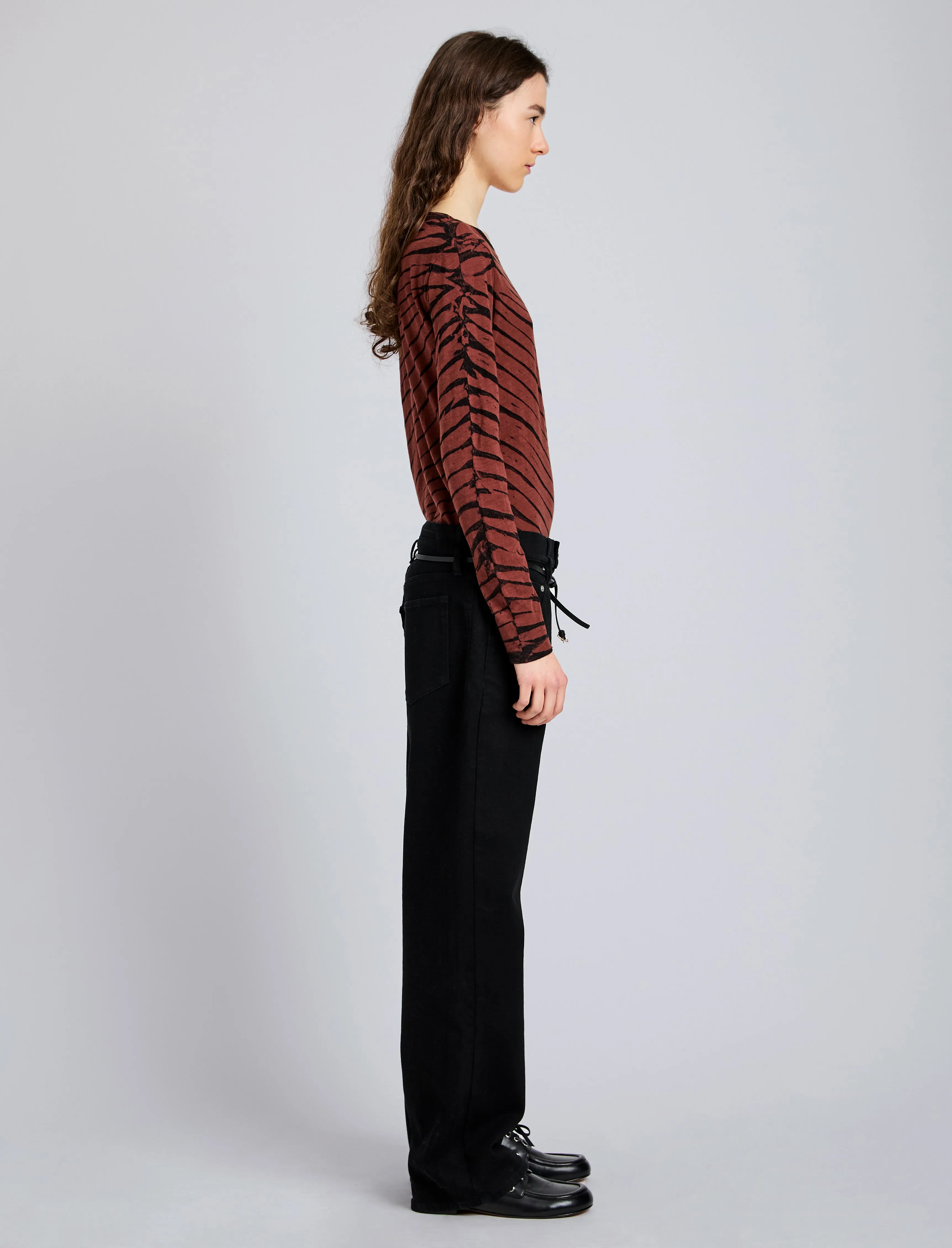 Mia T-Shirt in Tie Dye Tissue Jersey sold by Proenza Schouler product image thumbnail 4