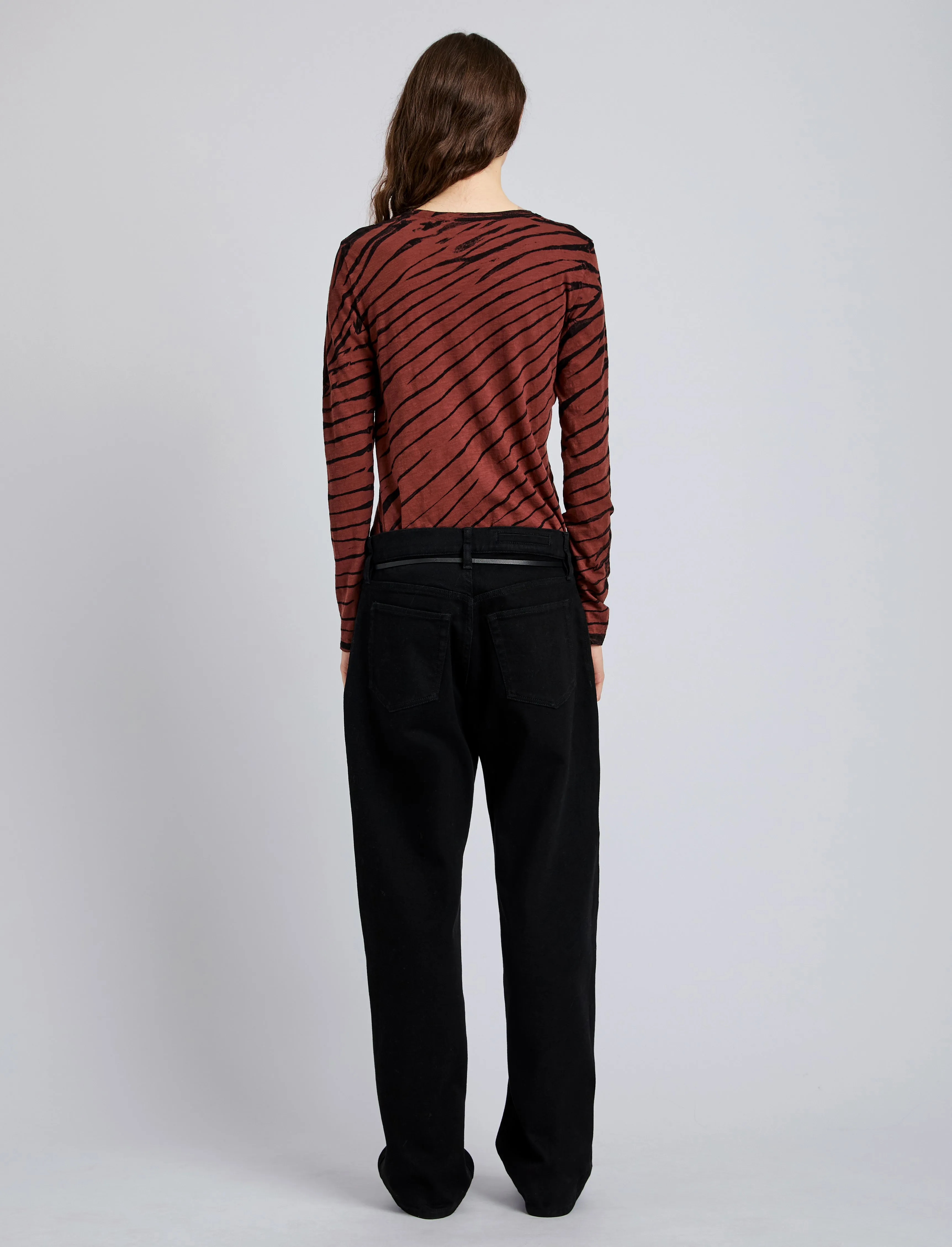 Mia T-Shirt in Tie Dye Tissue Jersey sold by Proenza Schouler product image thumbnail 5